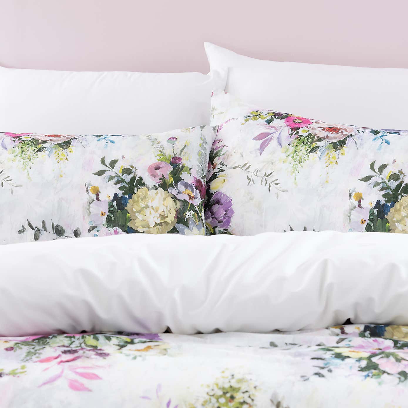 Kinsley Floral Cotton Duvet Cover and Pillowcase Set