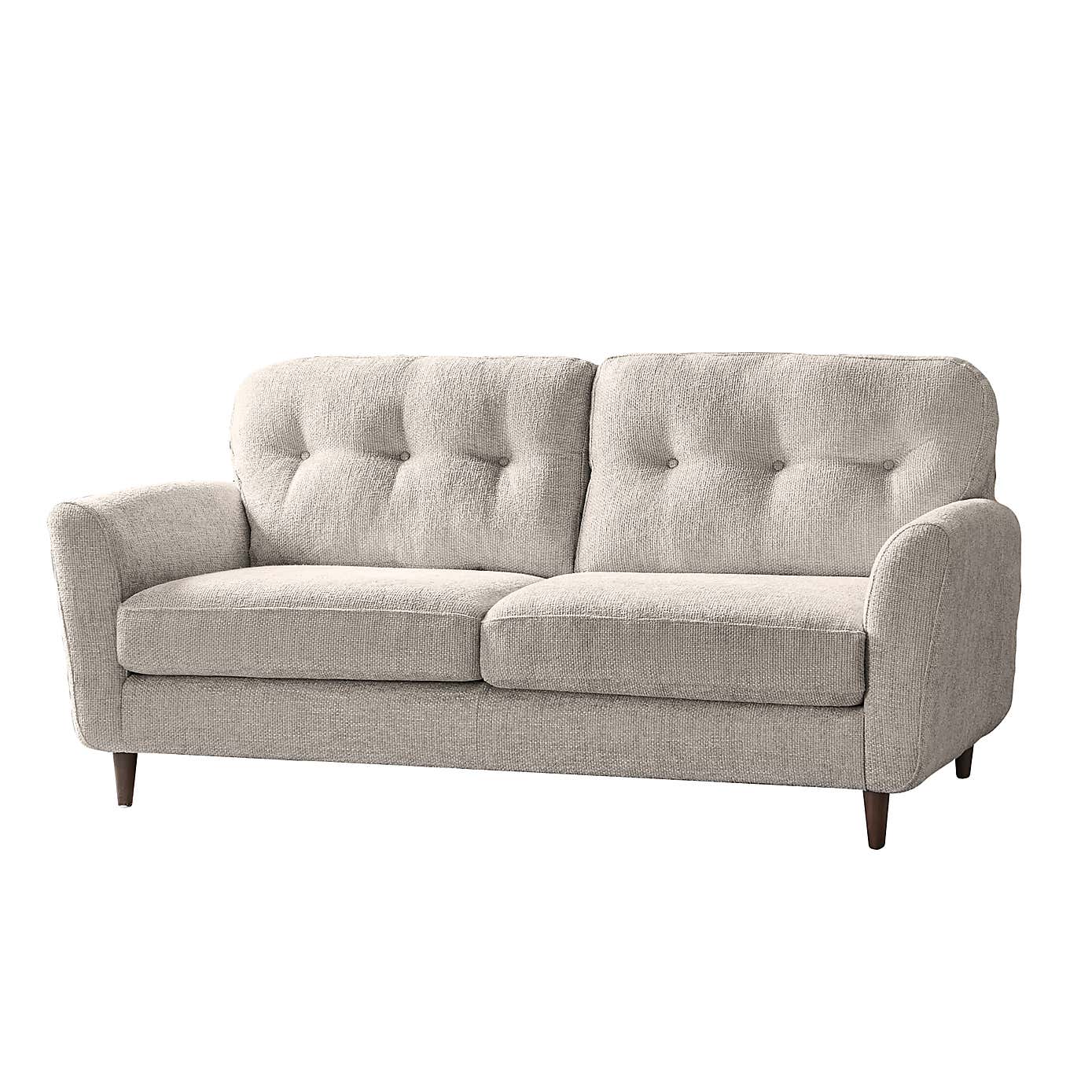 Sven Chunky Chenille 3 Seater Sofa