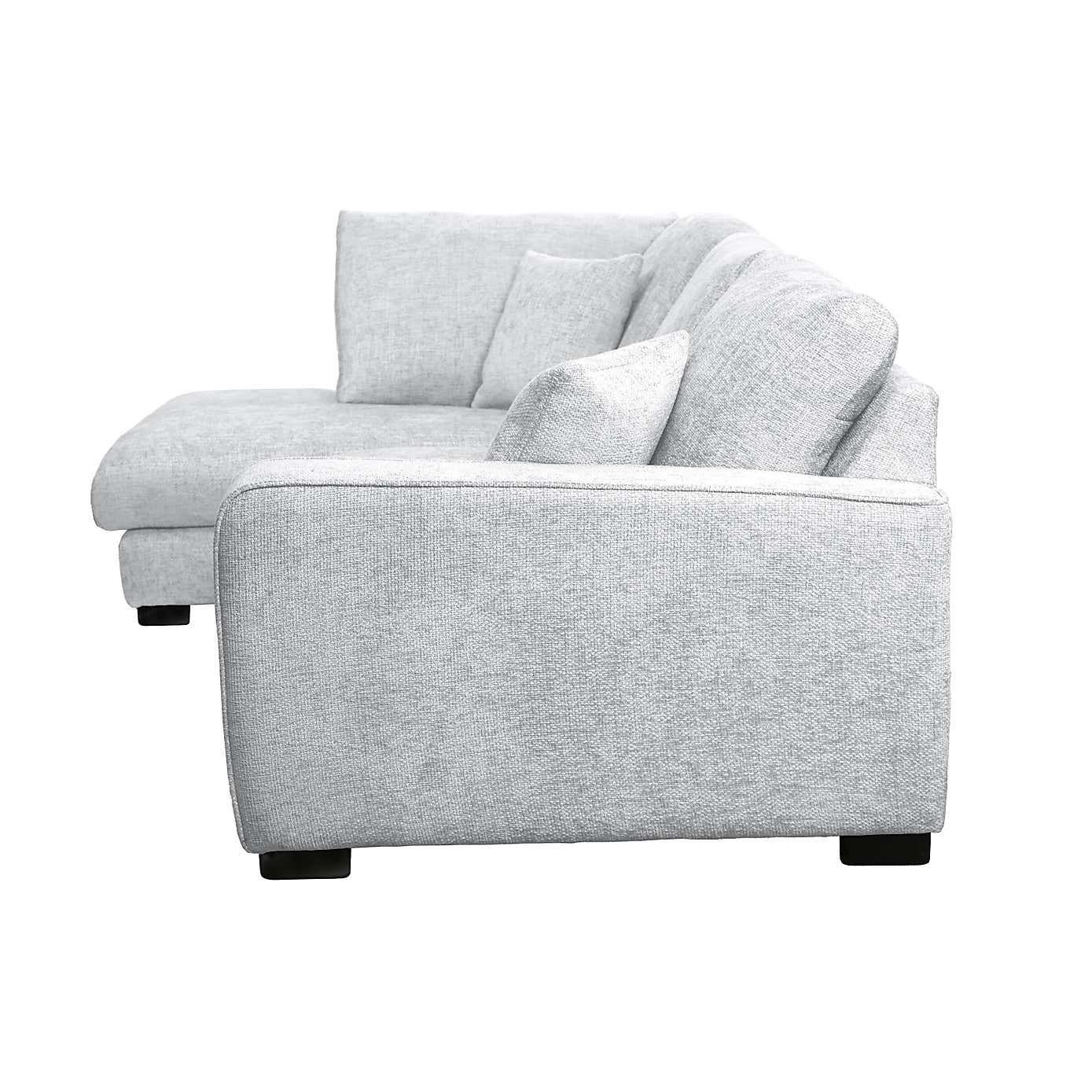 Carson Chunky Chenille Right Hand Corner Sofa