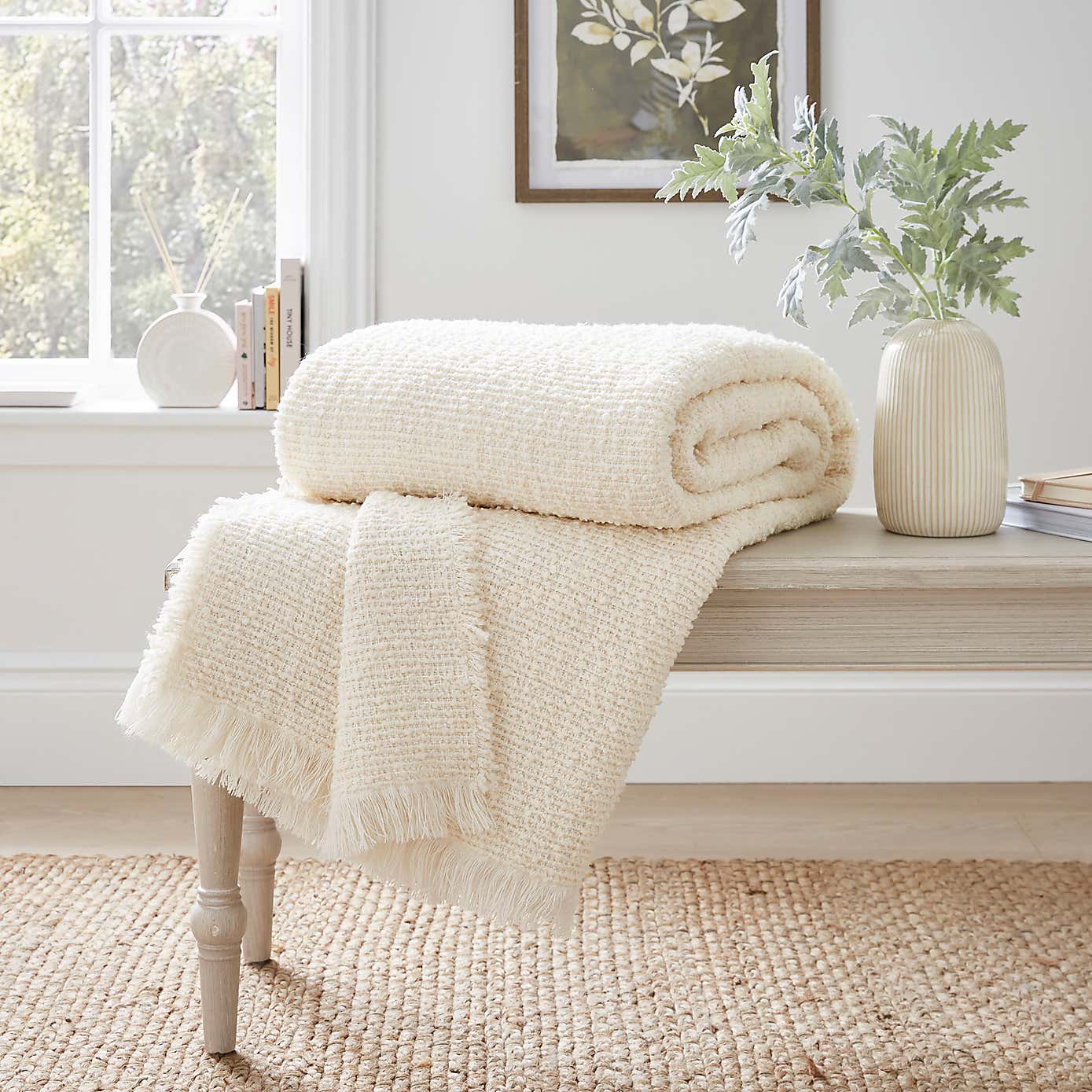 Kibworth Boucle Throw 235cm x 235cm