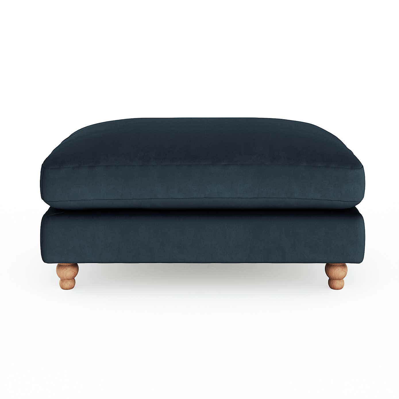 Martha Matte Plush Velvet Footstool