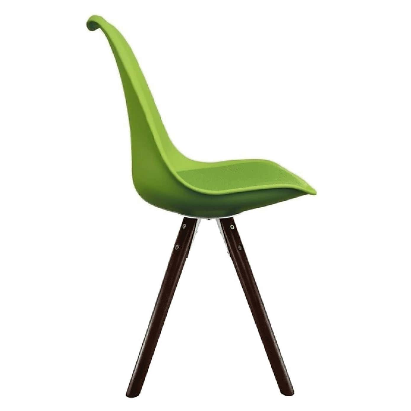 Fusion Living Soho Plastic Dining Chair with Pyramid Legs