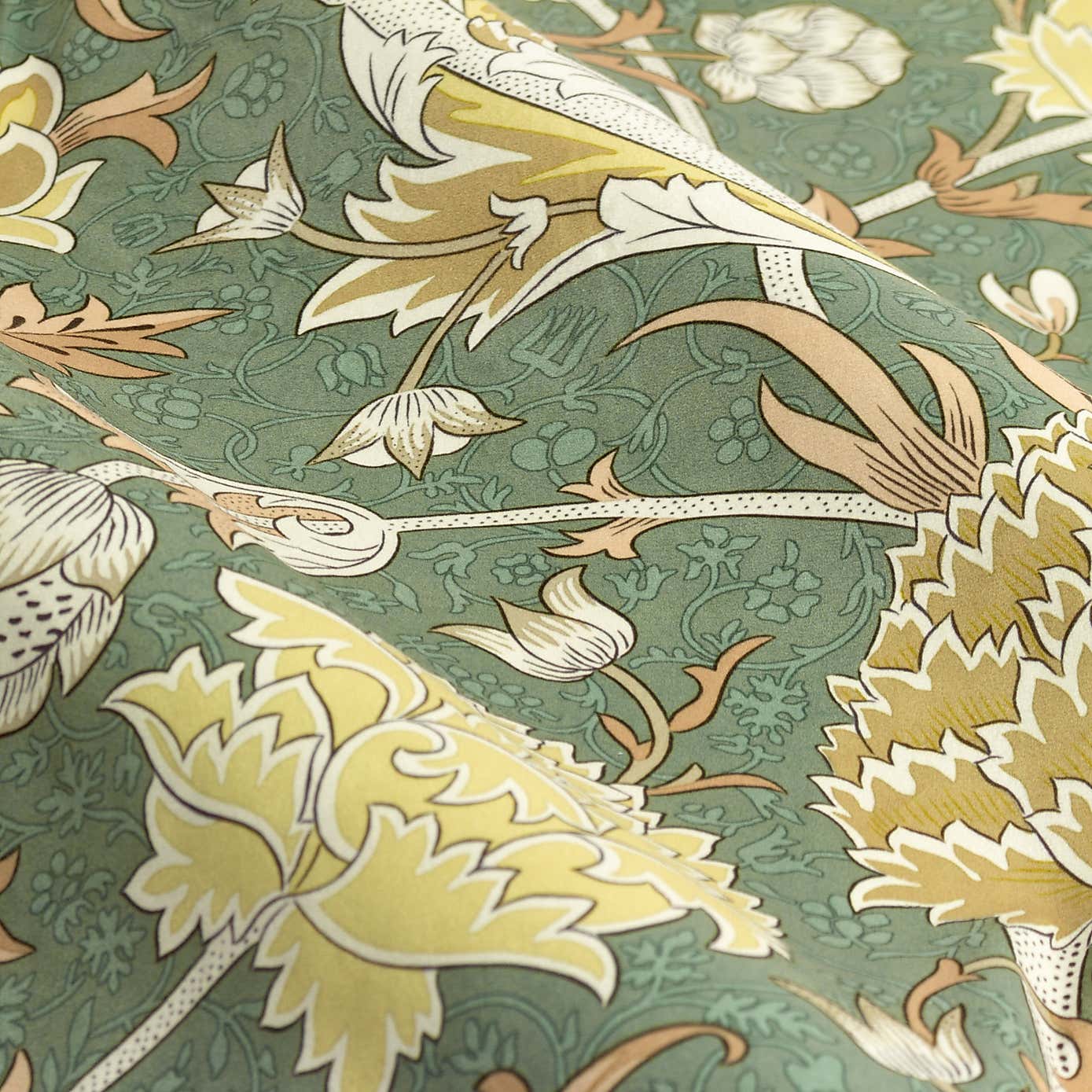 Morris & Co. Cray Chenille Pencil Pleat Curtains