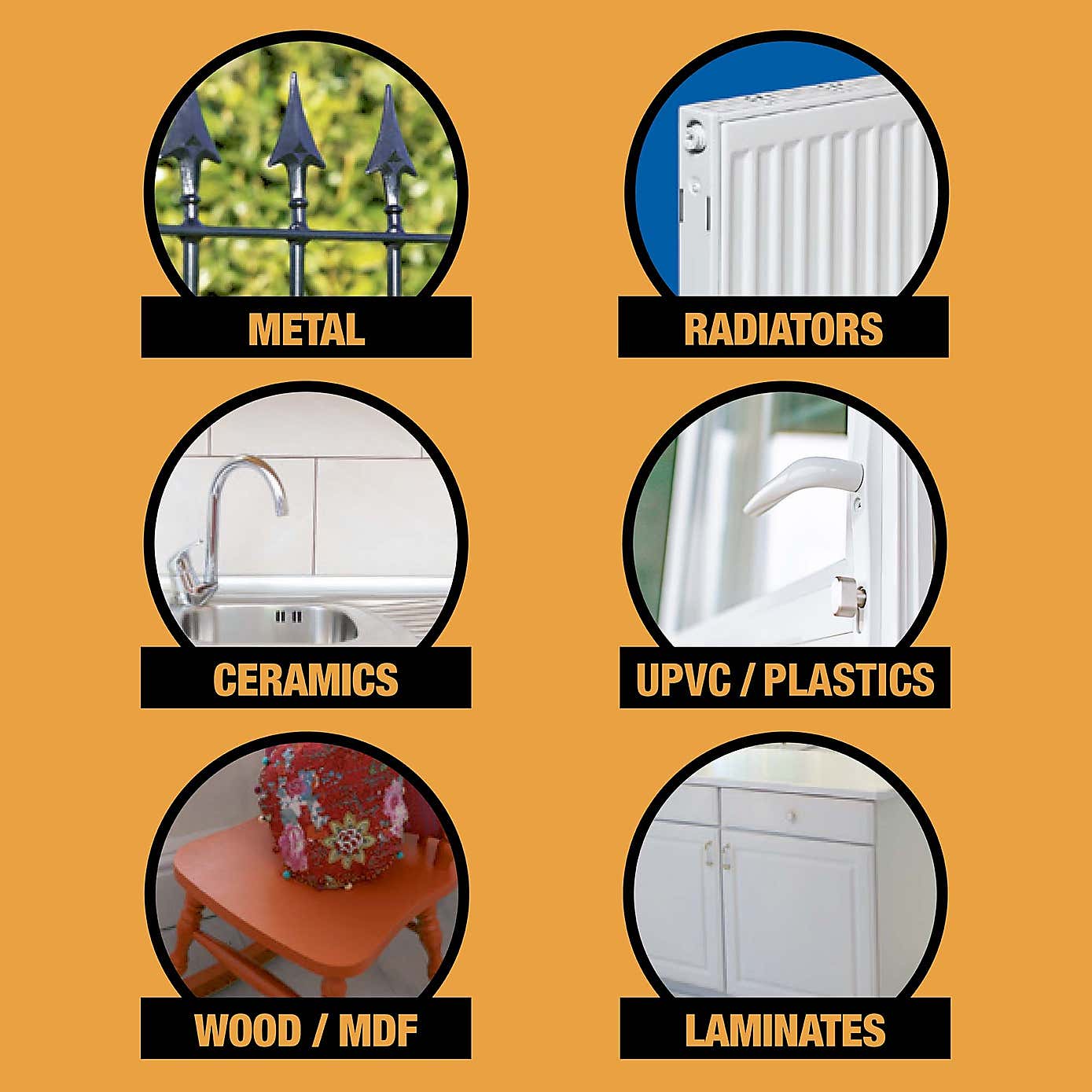 Rust-Oleum Black Matt Universal All-Surface Paint