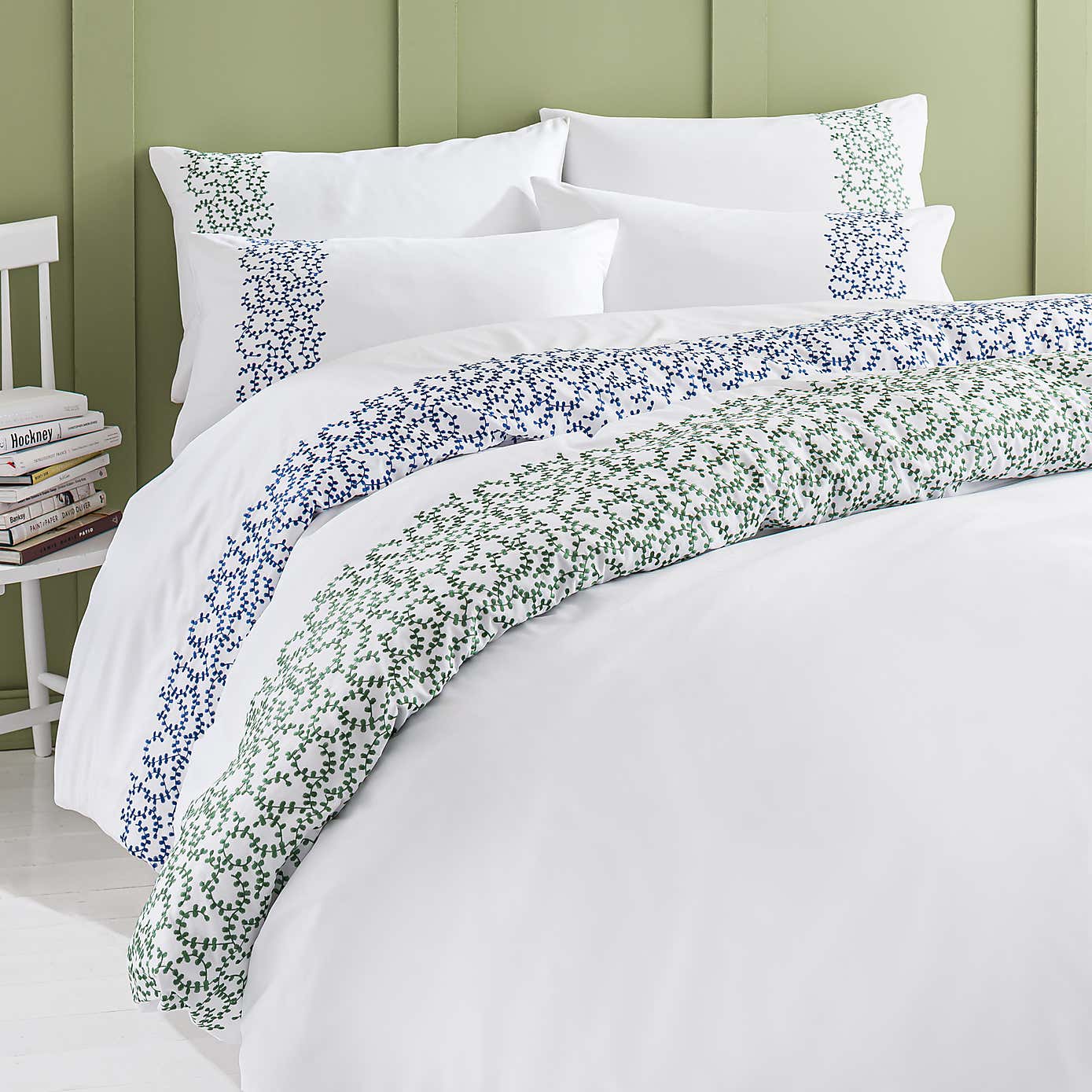 Kersey Embroidery Duvet Cover & Pillowcase Set