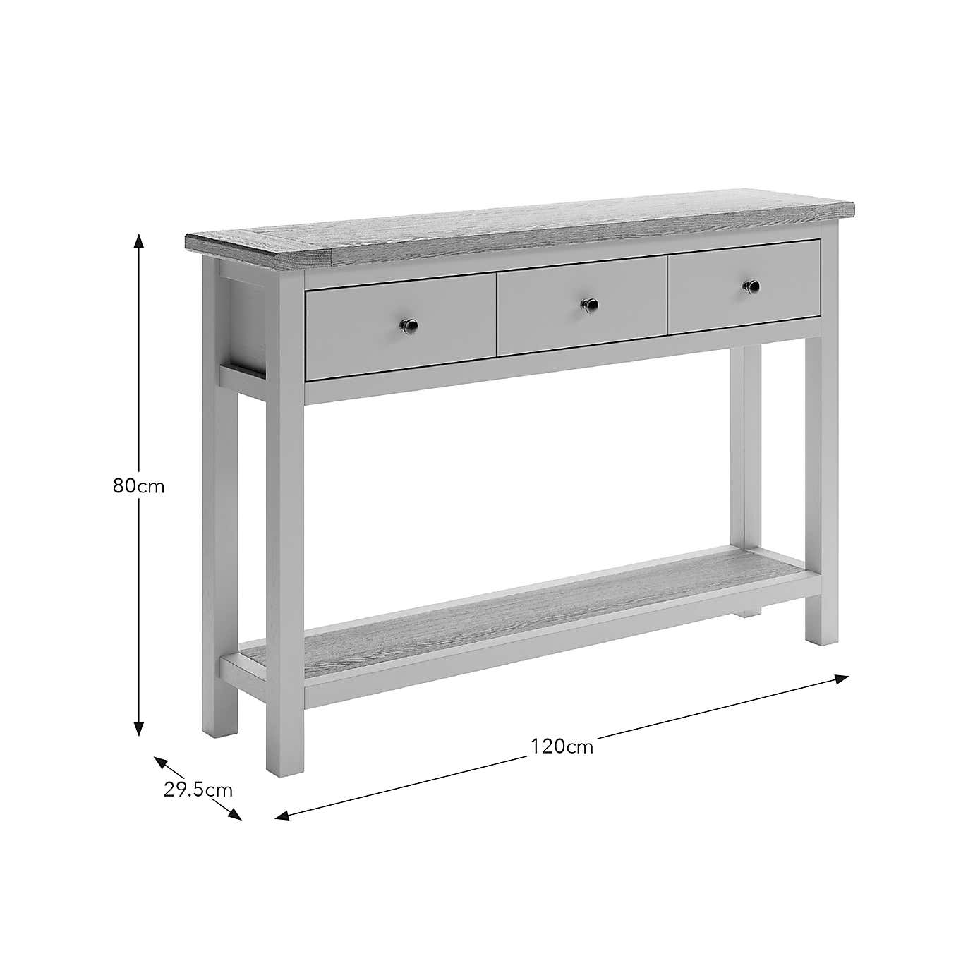 Olney Console Table, Stone