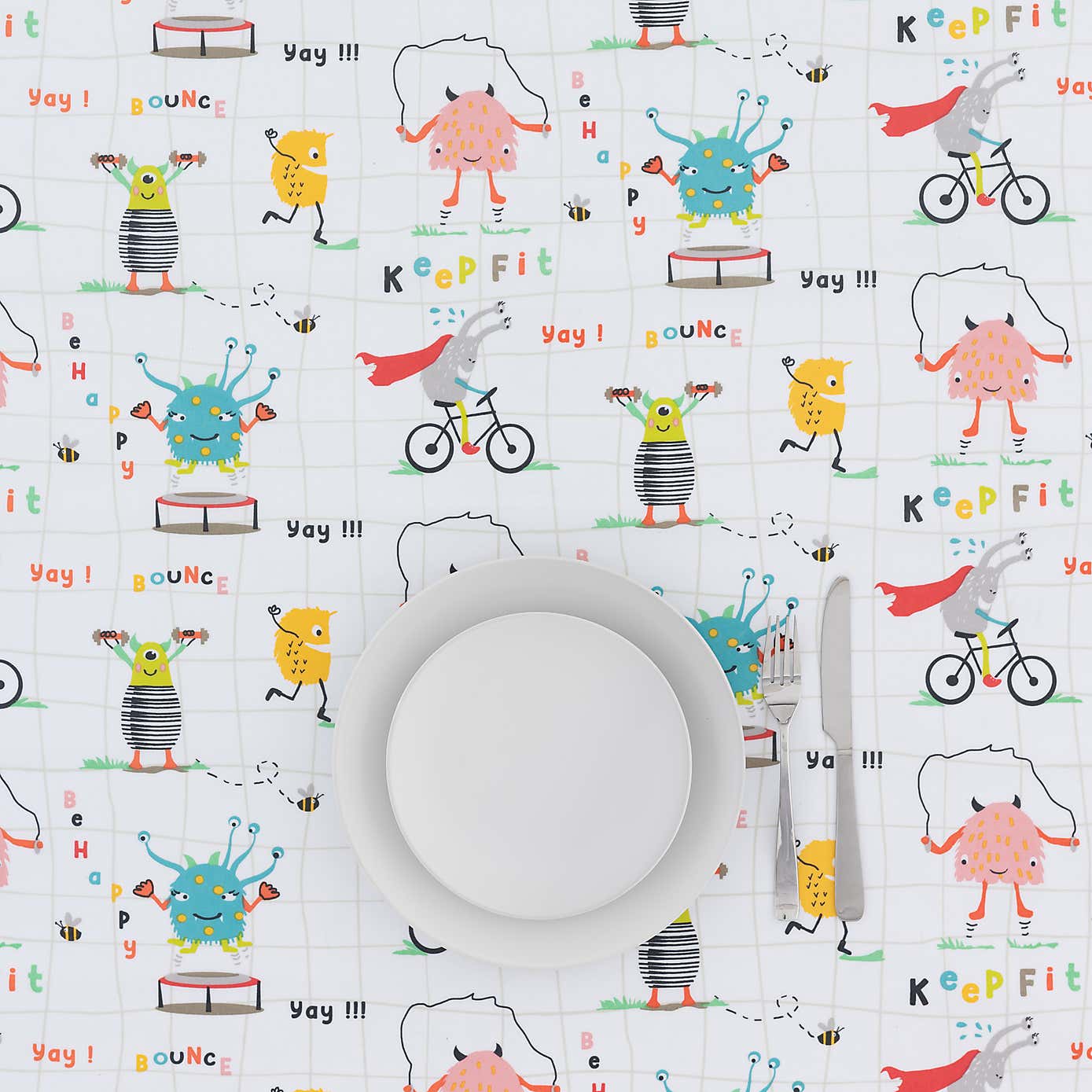 By the Metre Monsters PVC