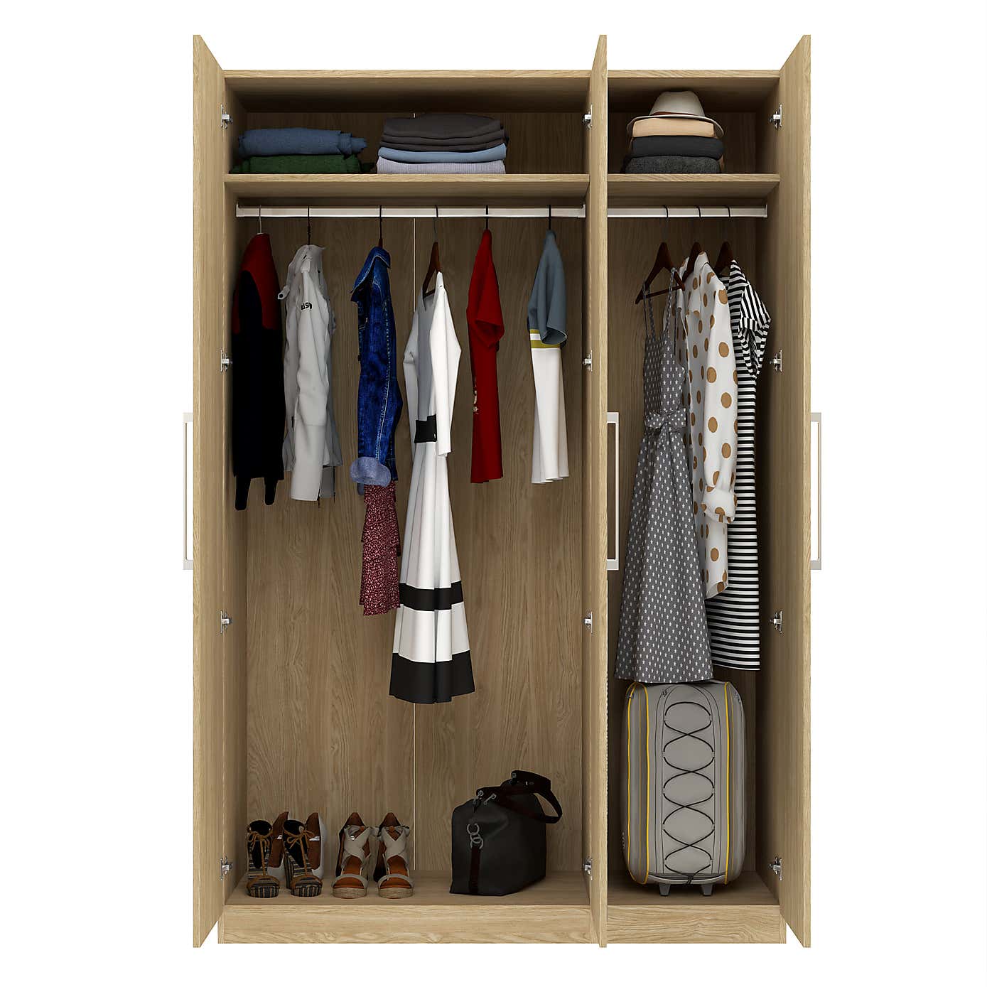 Foster Triple Wardrobe