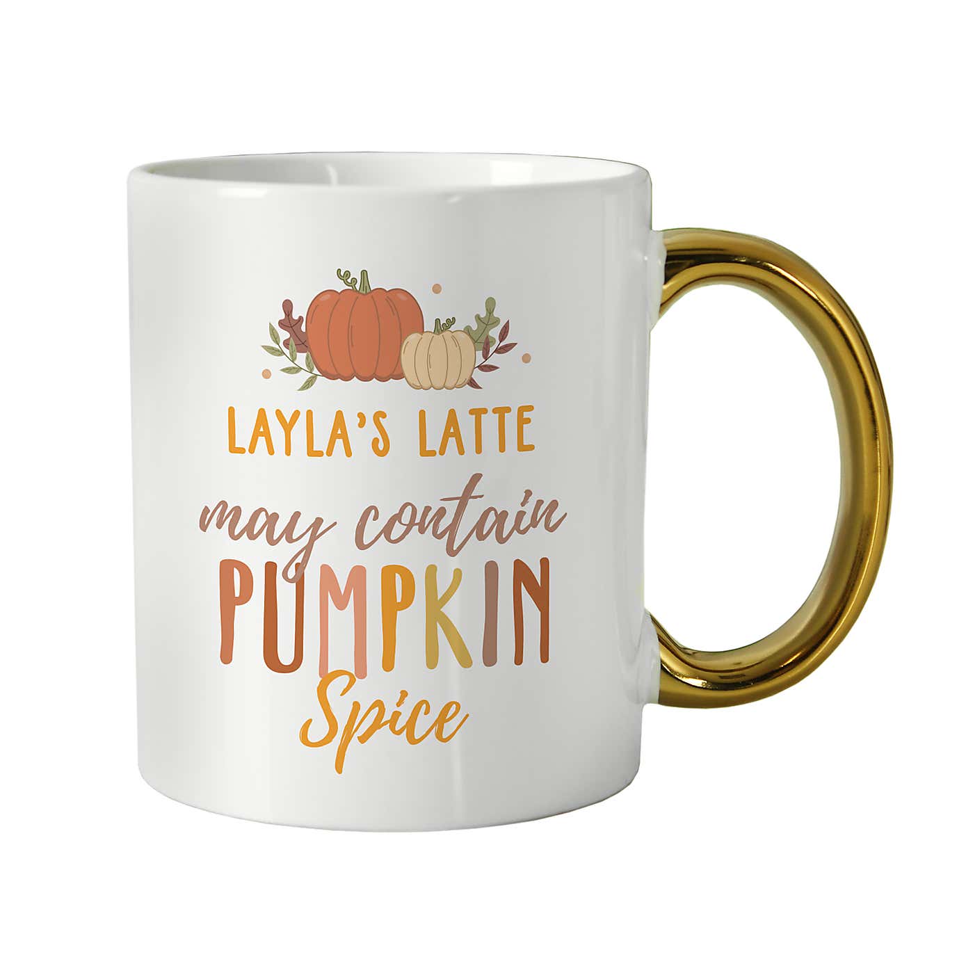 Personalised Pumpkin Spice Mug