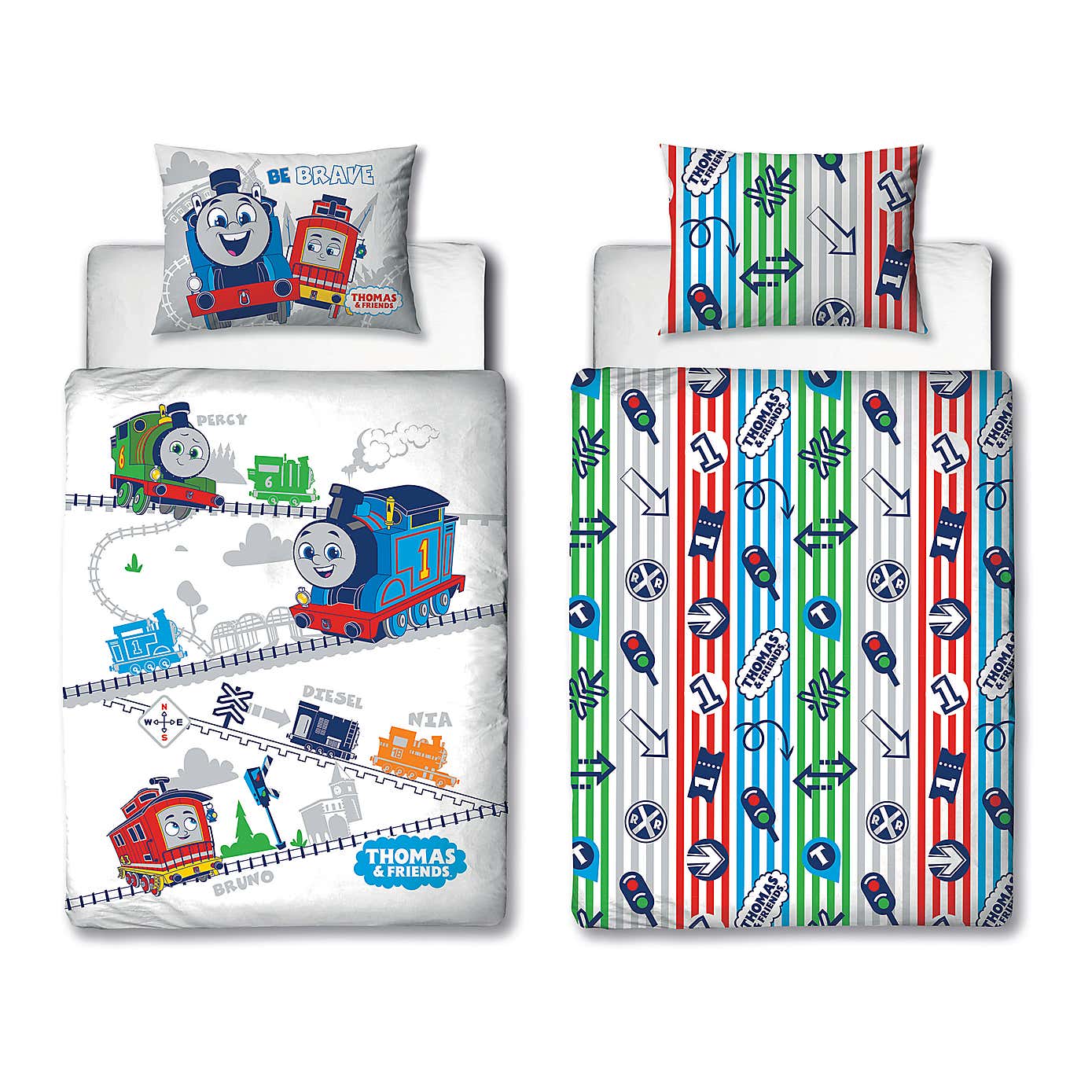 Thomas All Aboard Toddler Duvet Cover and Pillowcase Set