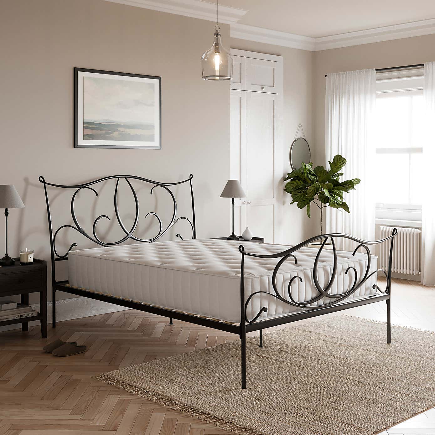 Flo Bed Frame, Metal