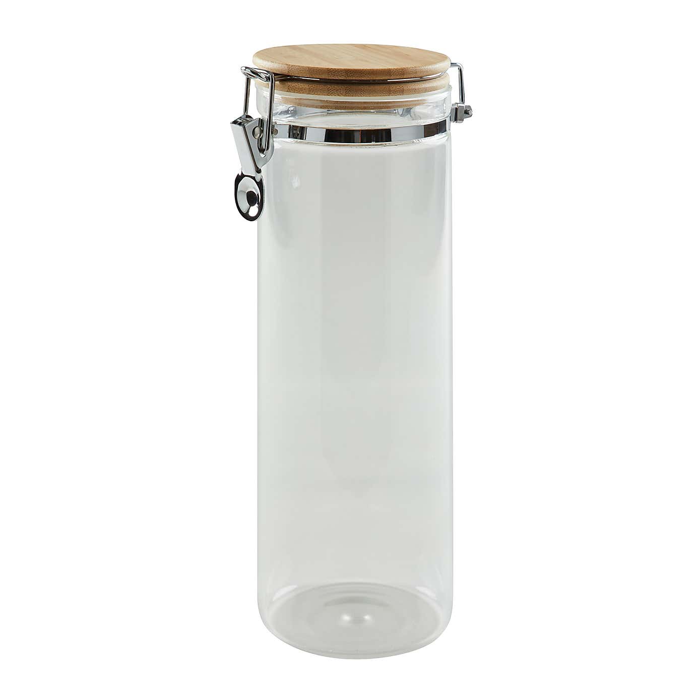 Glass Jar with Wooden Lid