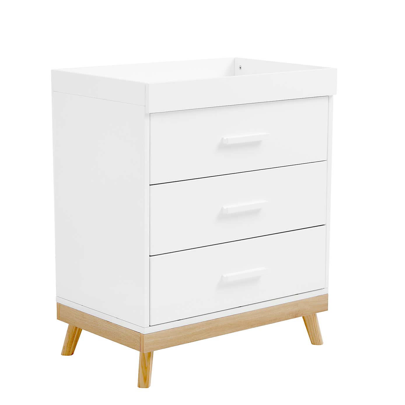 Mona Nursery Chest Changing Table, White