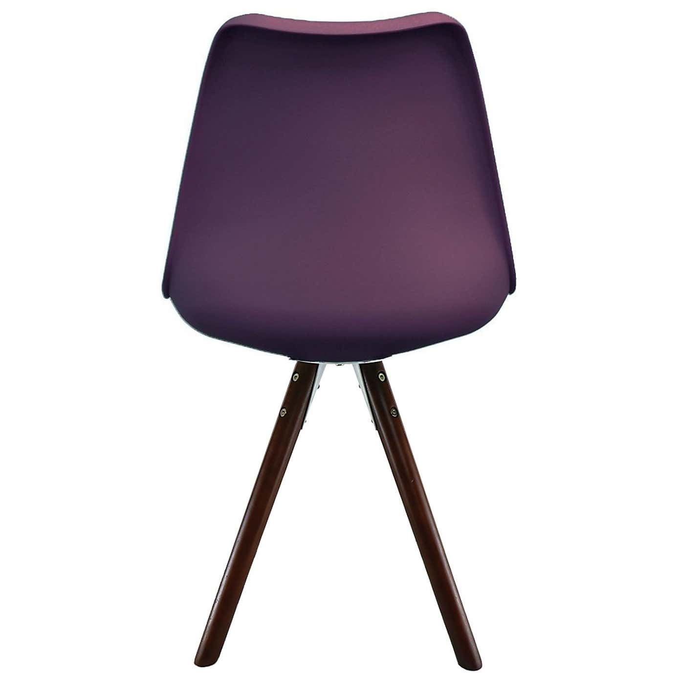 Fusion Living Soho Plastic Dining Chair with Pyramid Legs