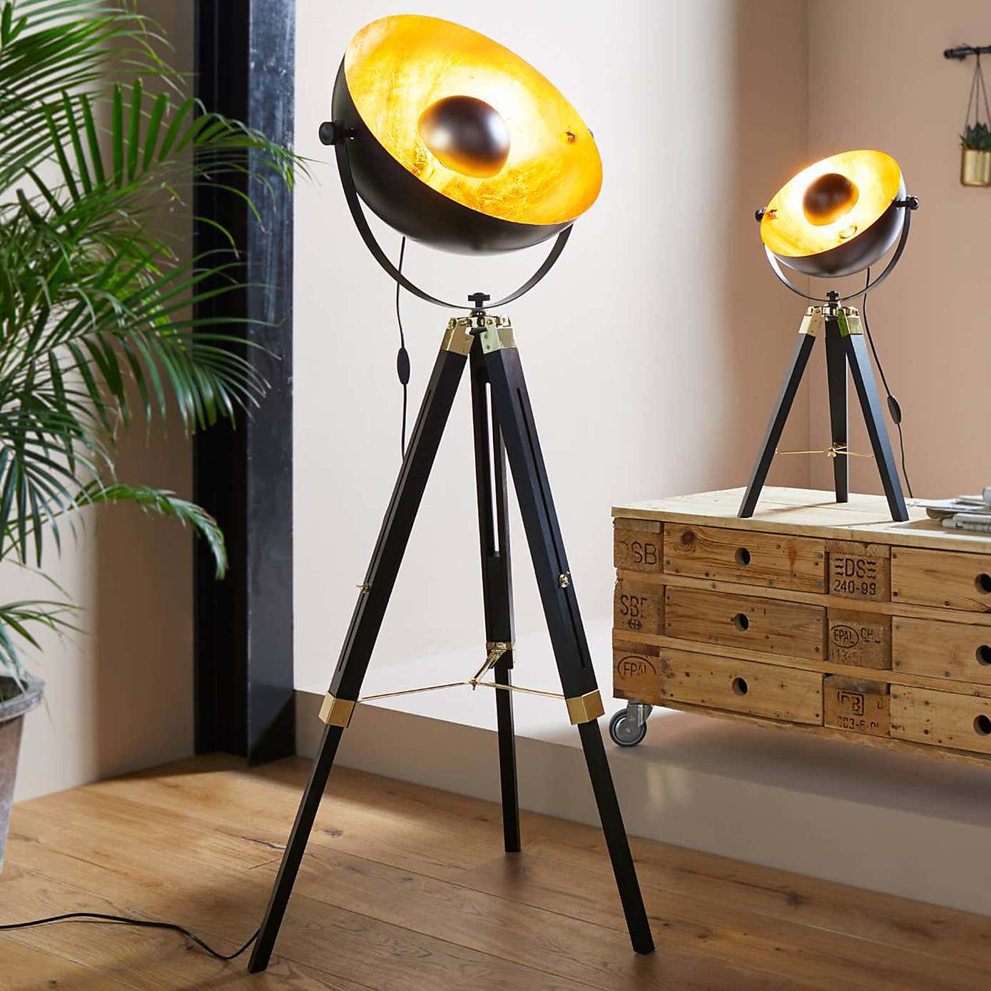 EGLO Covaleda Tripod Floor Lamp