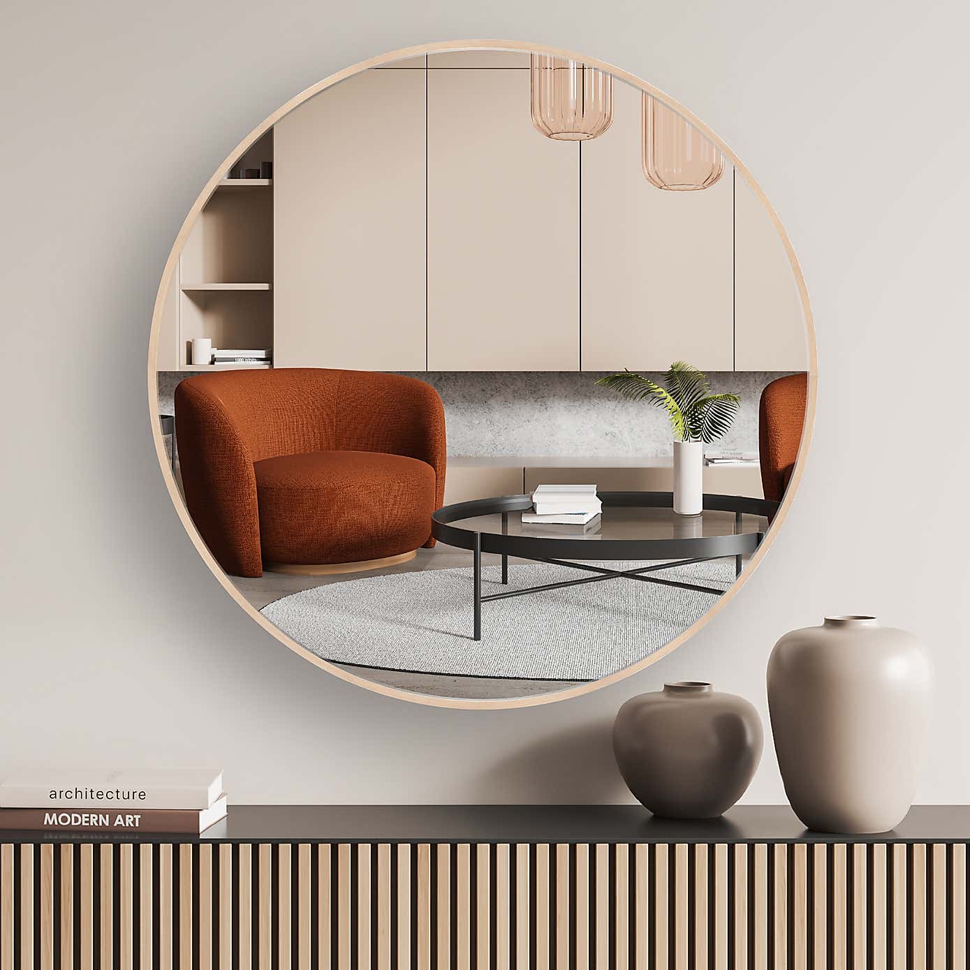 Nielsen Jaron Round Wall Mirror