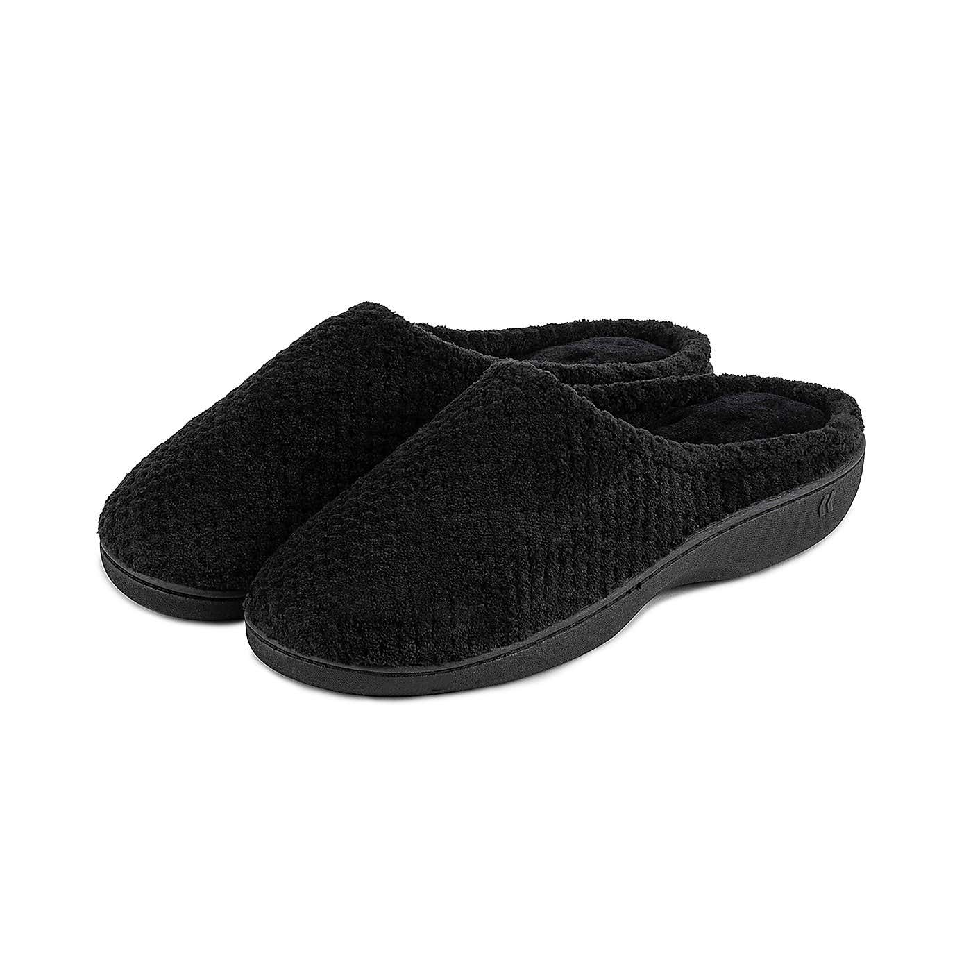 totes Isotoner Popcorn Ladies Mule Slippers