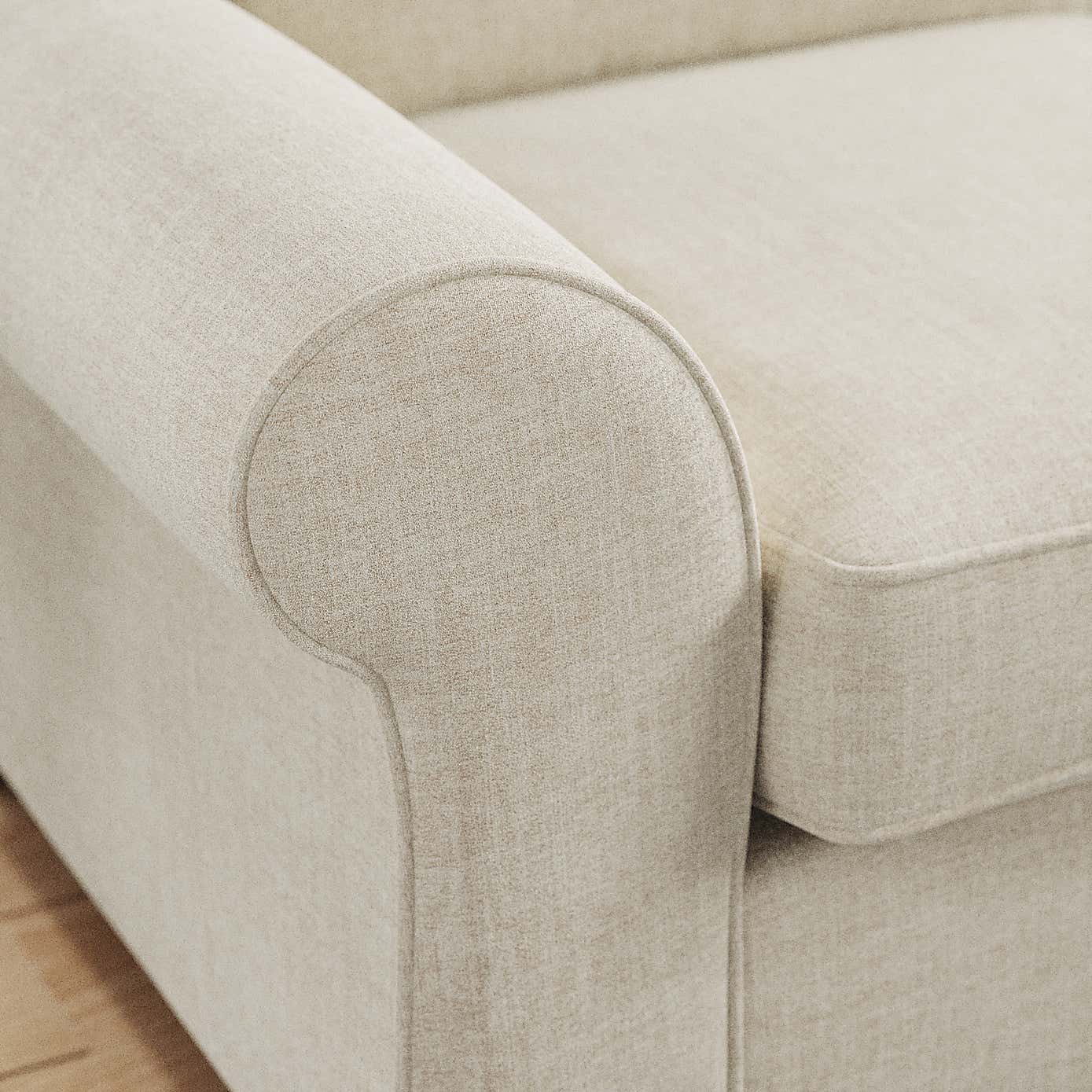 Flori Armchair, Tonal Plush Chenille