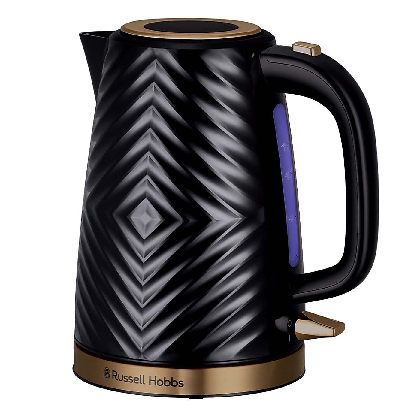 Russell Hobbs Groove Black Kettle