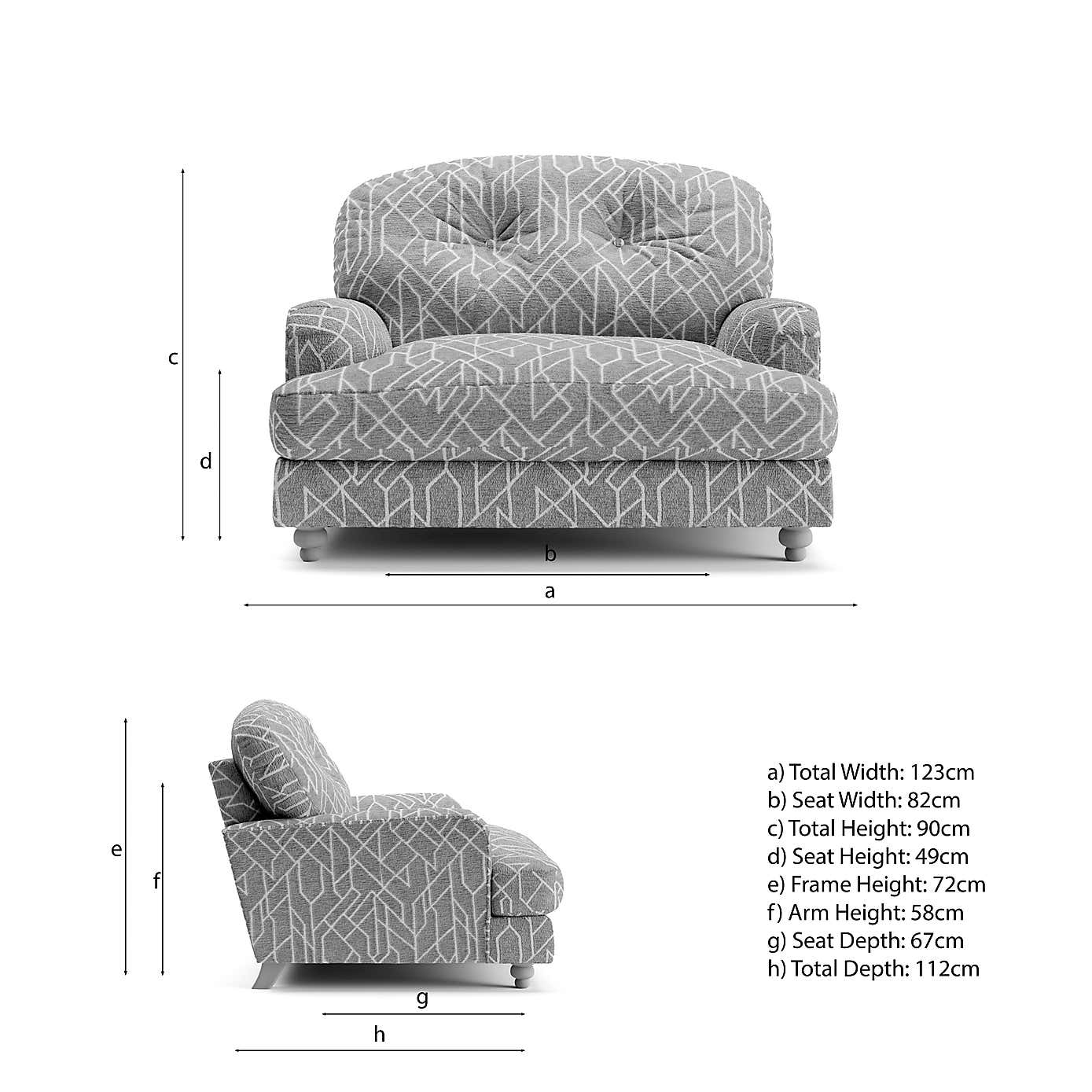 Martha Soft Berber Snuggle Chair