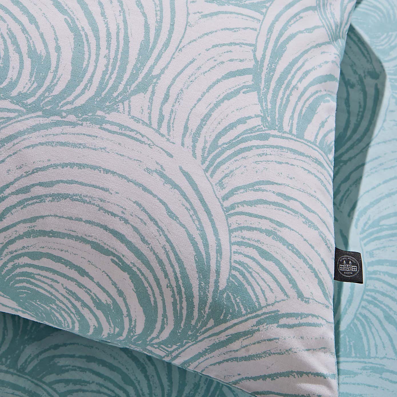 NHM Venus Shell Seafoam Duvet Cover and Pillowcase Set