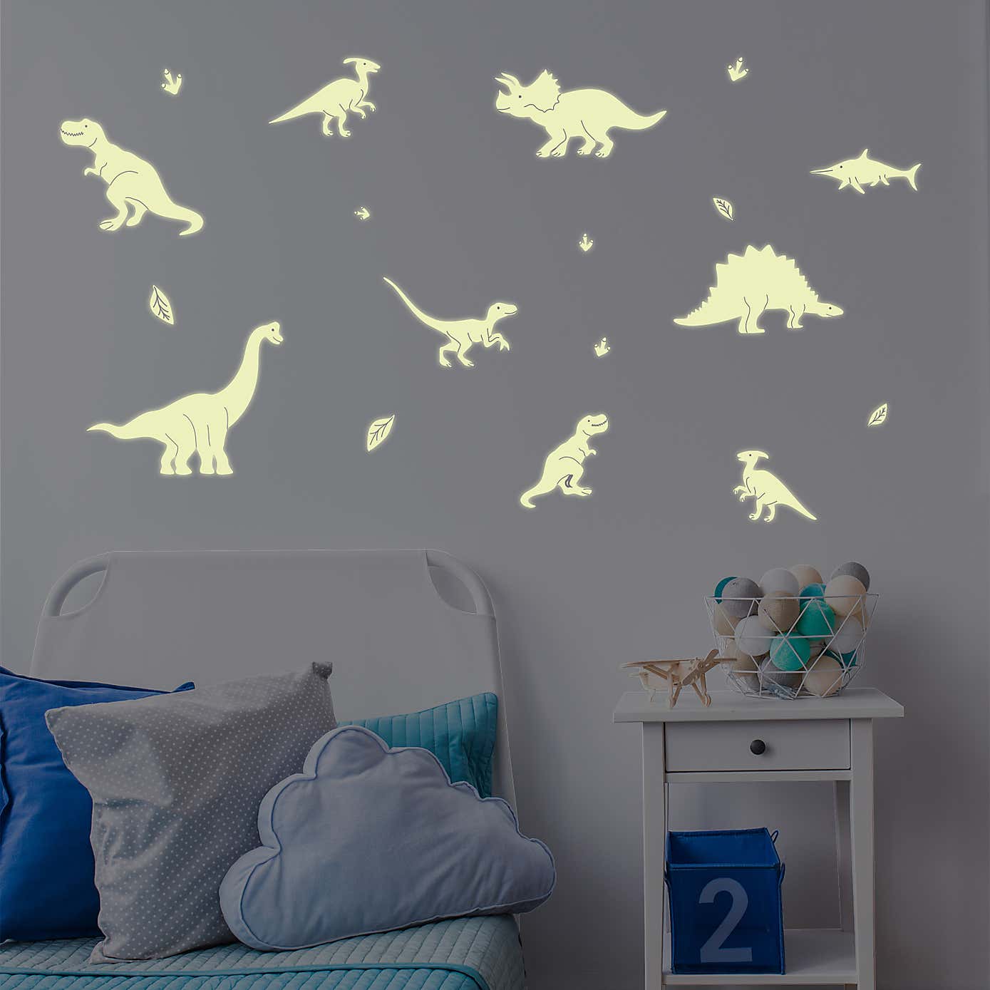 Glow in the Dark Dino Small Wall Sticker