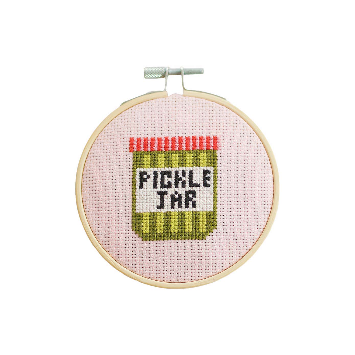 Cotton Clara Pickle Jar Cross Stitch Kit