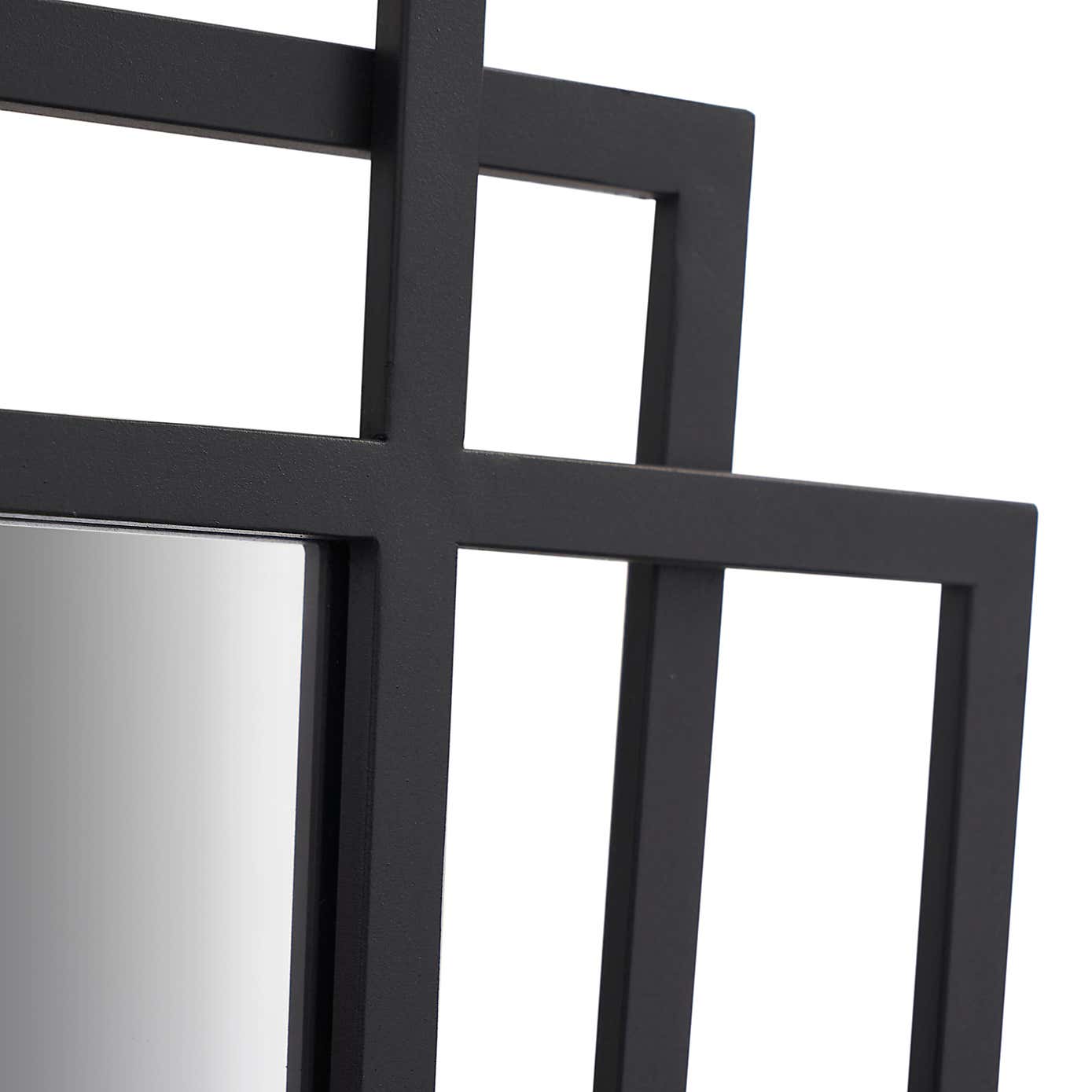 Geometric Rectangular Wall Mirror
