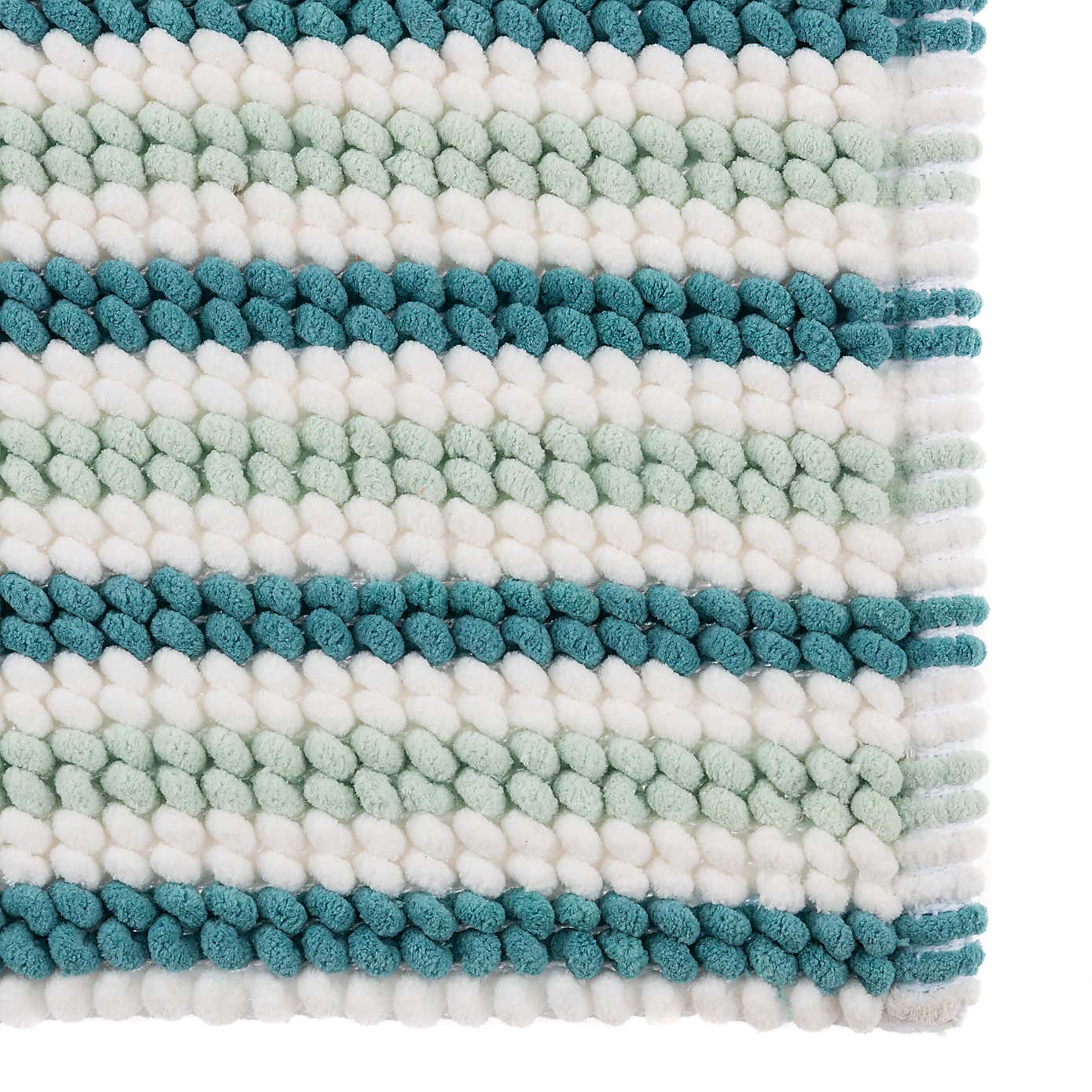 Stripe Bobble Bath Mat