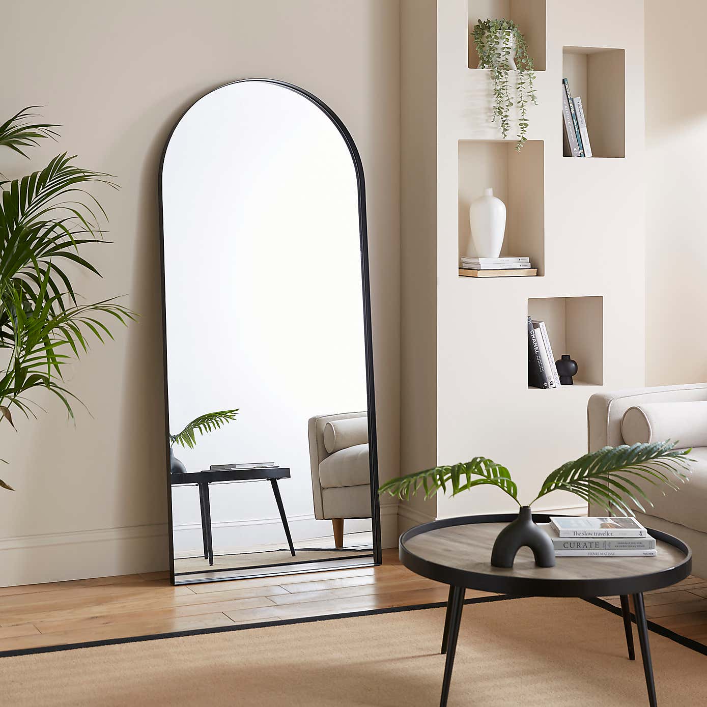 New York Arched Full Length Leaner Mirror