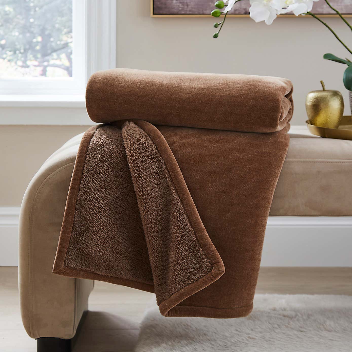 Cosy Chenille Throw 130x180cm