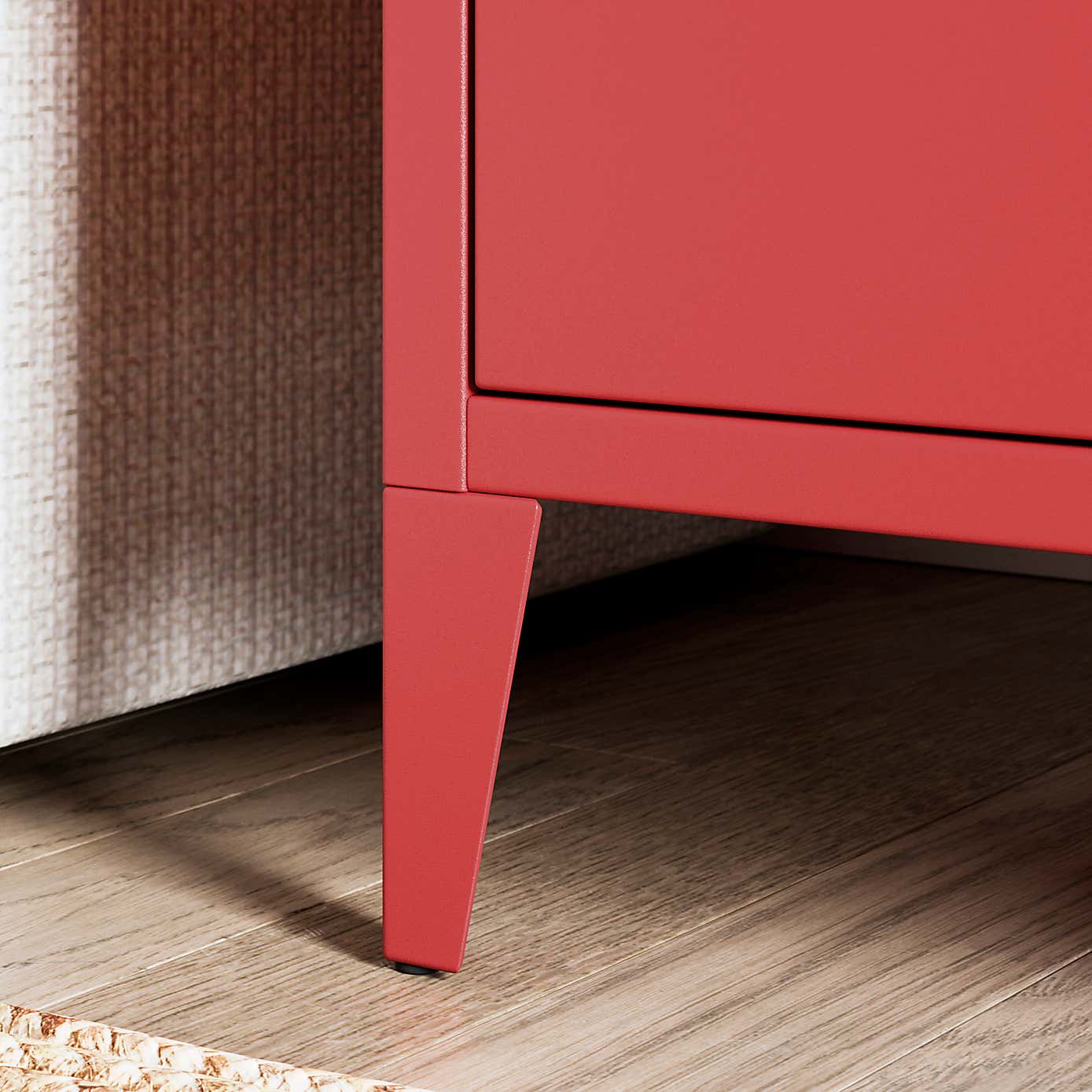 Helga Metal Bedside Table