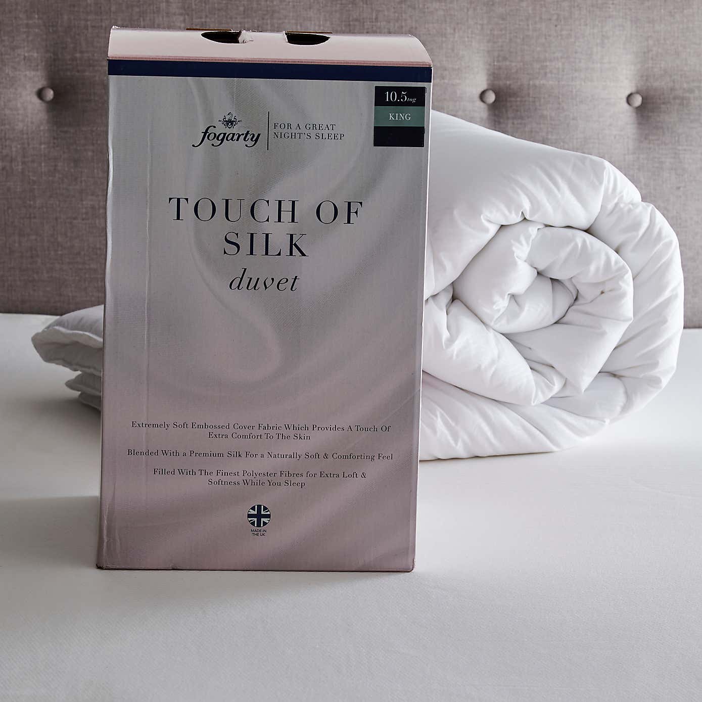 Fogarty Touch of Silk 10.5 Tog Duvet