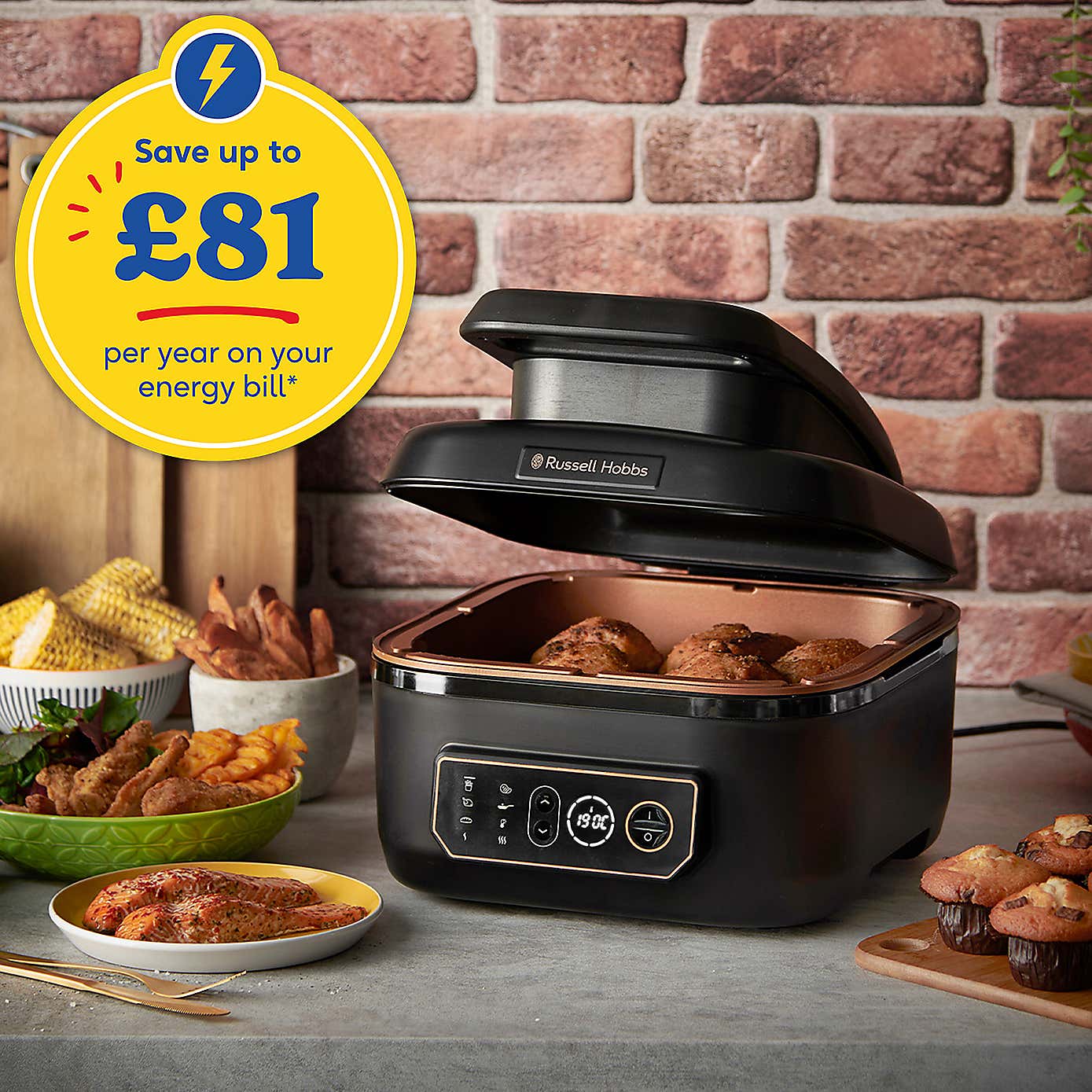 Satisfry Air Fryer and Grill Cooker, 5.5L