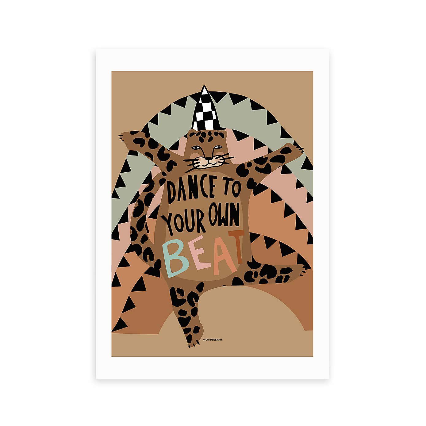 East End Prints Dancing Leopard by Wonder and Rah