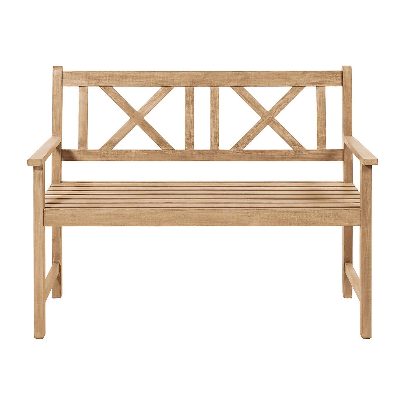 Cambridge 2 Seater Acacia Wood Bench