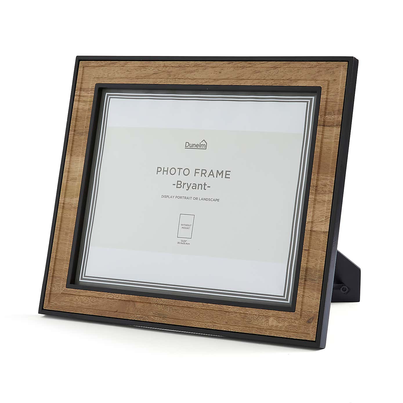 Bryant Natural and Black Photo Frame