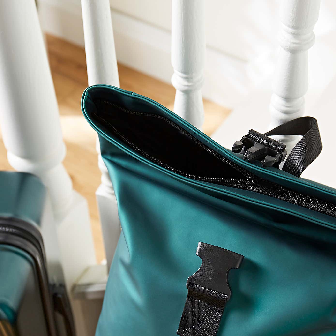 Green Metallic Backpack