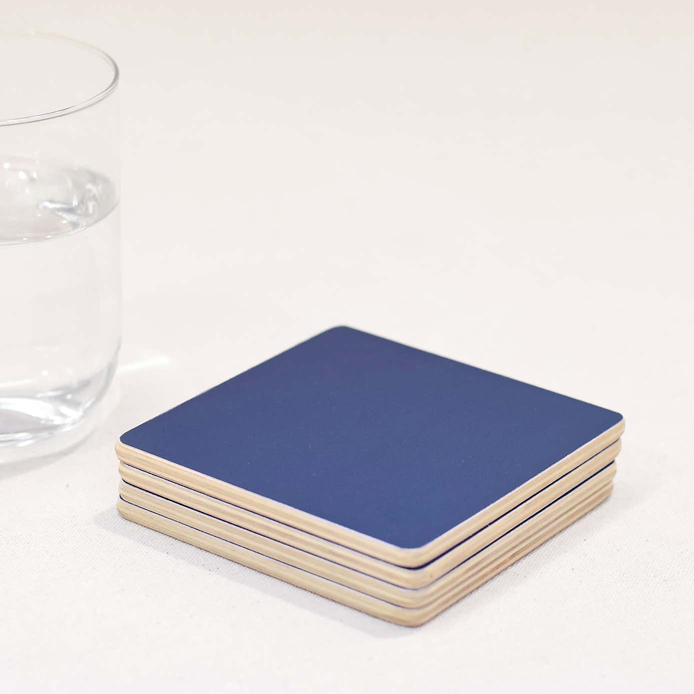 Pack of 4 Plywood Coasters