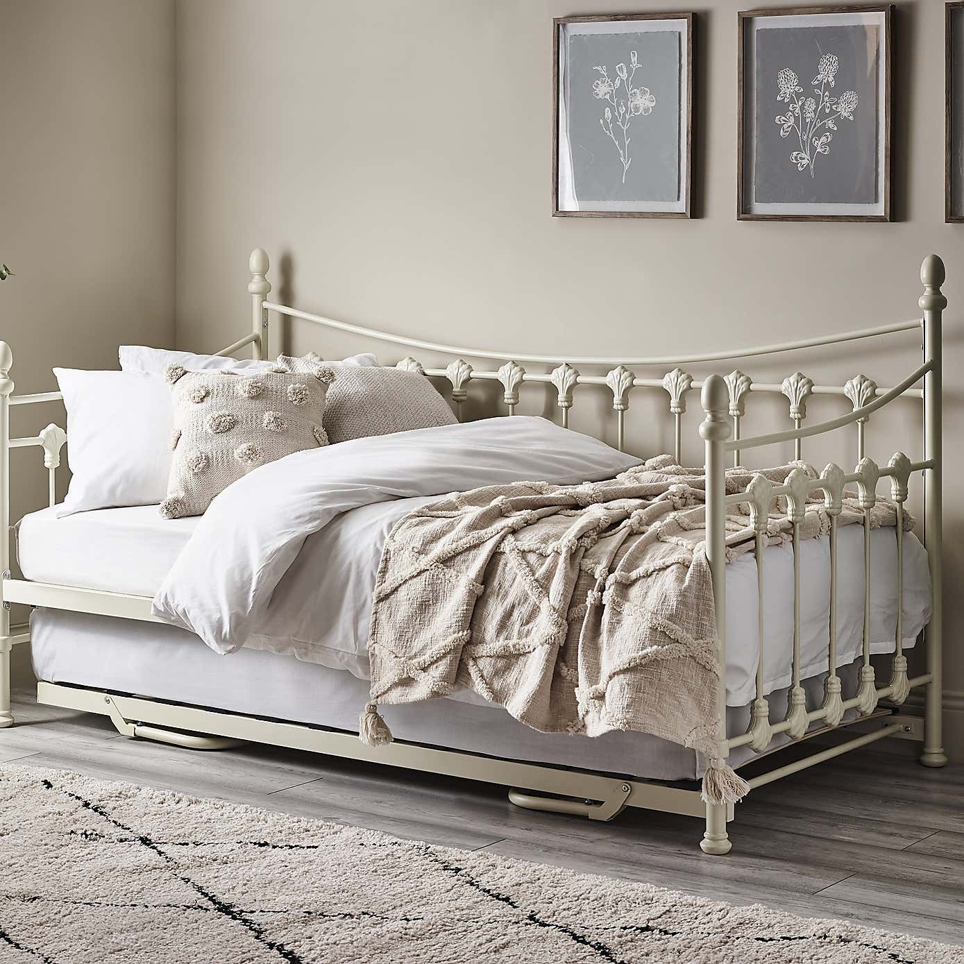 Versaille Day Bed Frame and Trundle