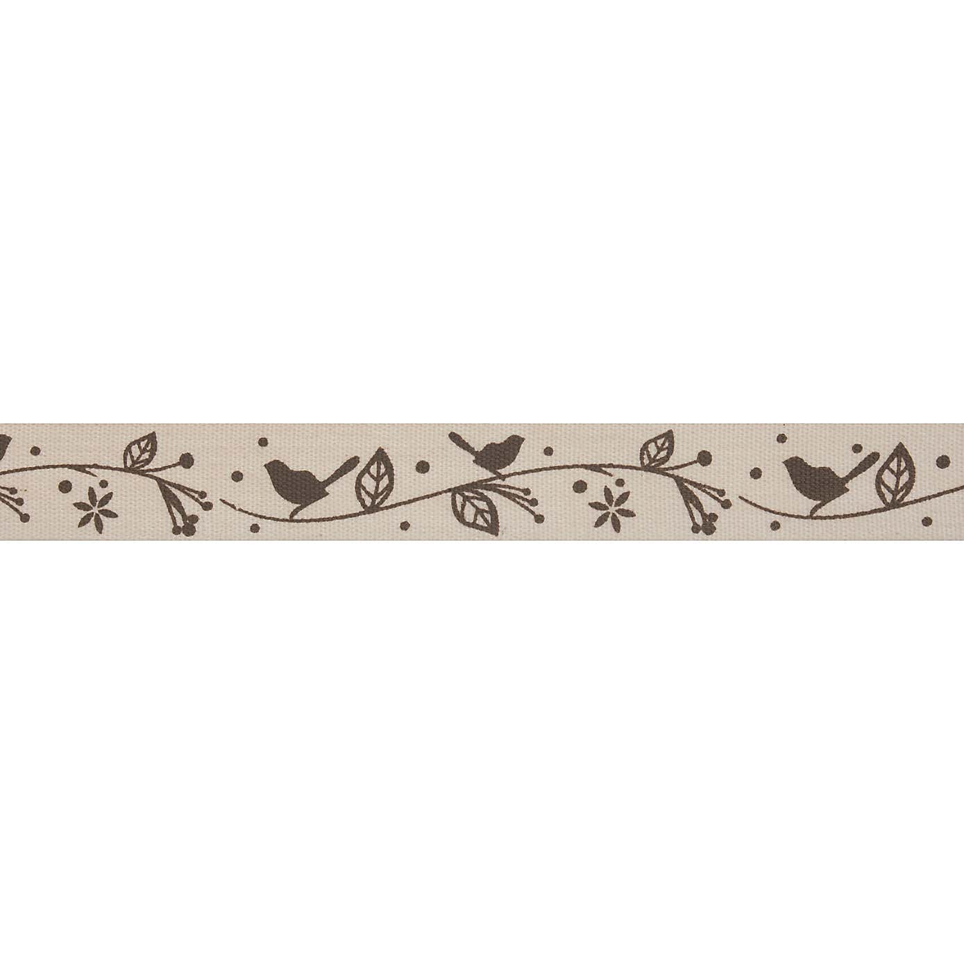 Bowtique Birds Cotton Ribbon