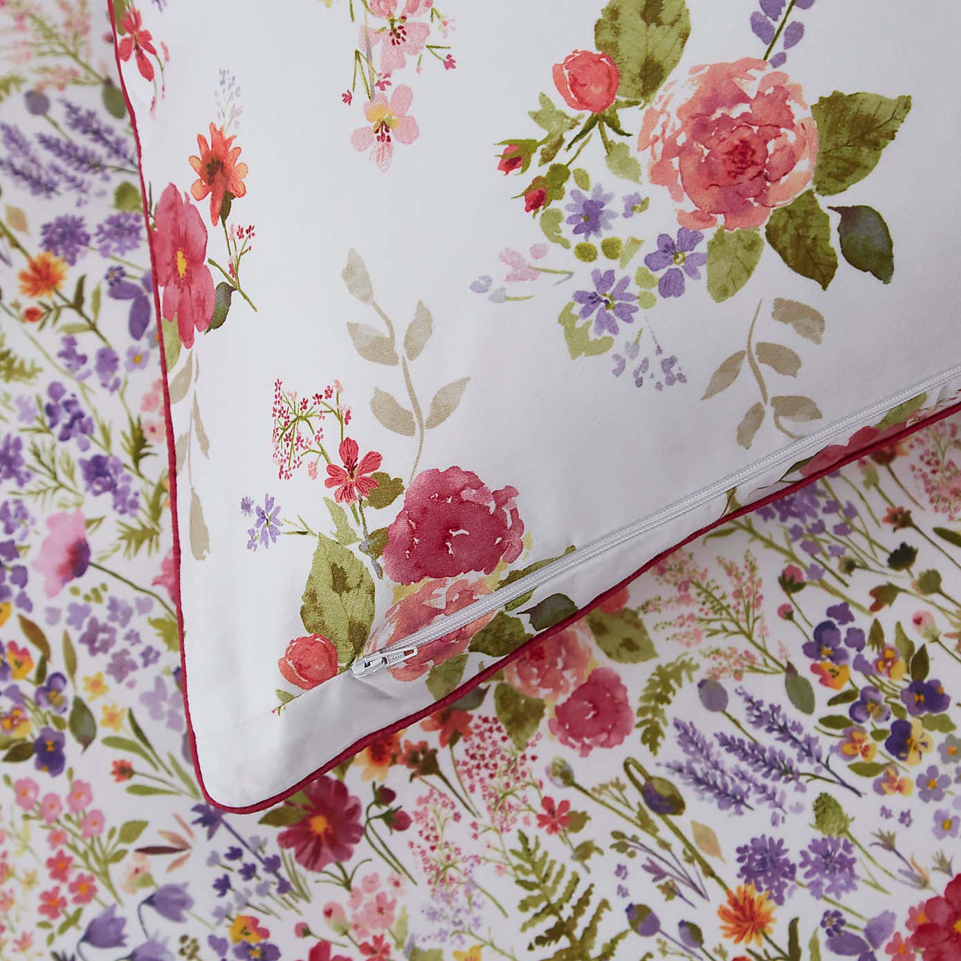 Dorma Modern Ditsy Multicoloured Duvet Cover and Pillowcase Set