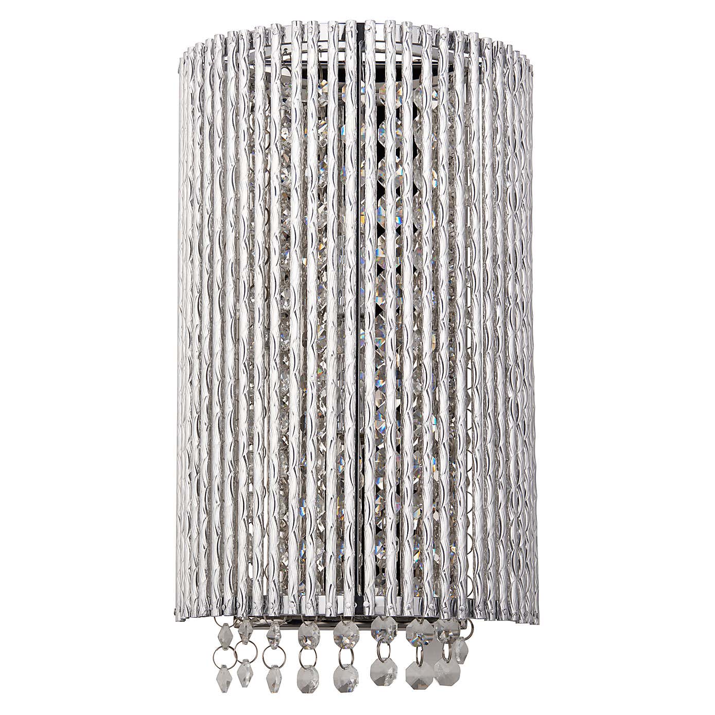 Vogue Galina Crystal Wall Light Chrome