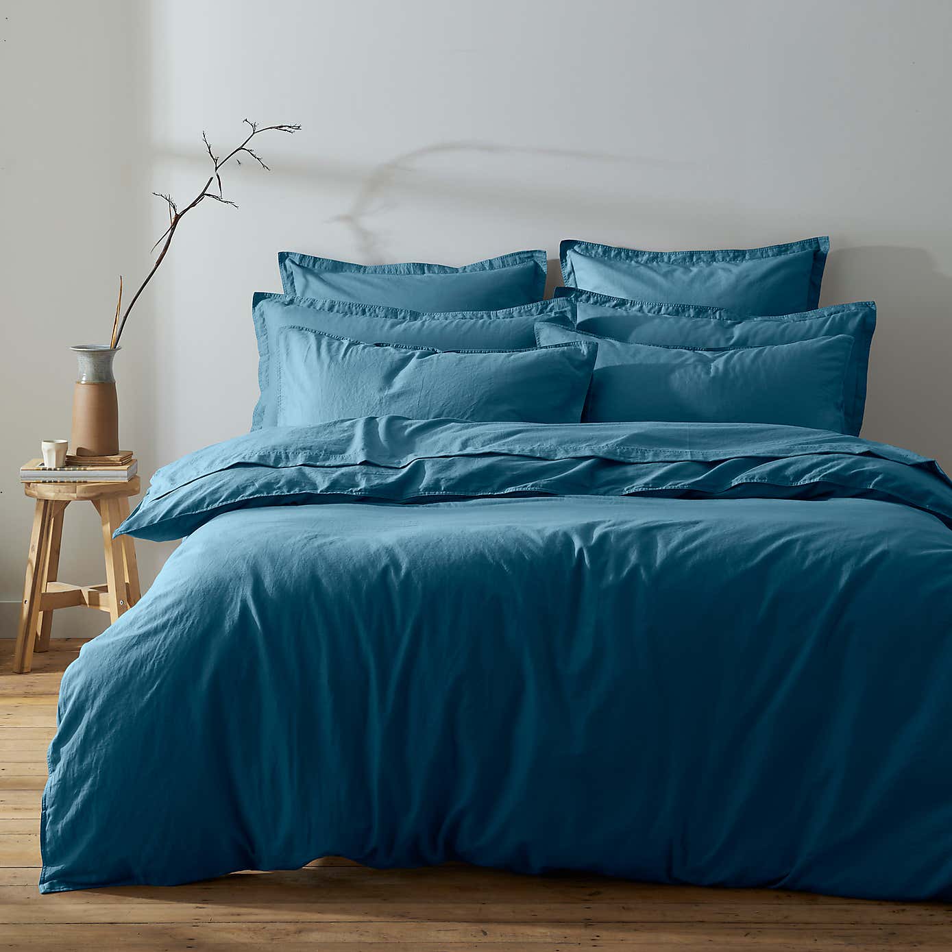 Recycled Cotton Housewife Pillowcase Pair