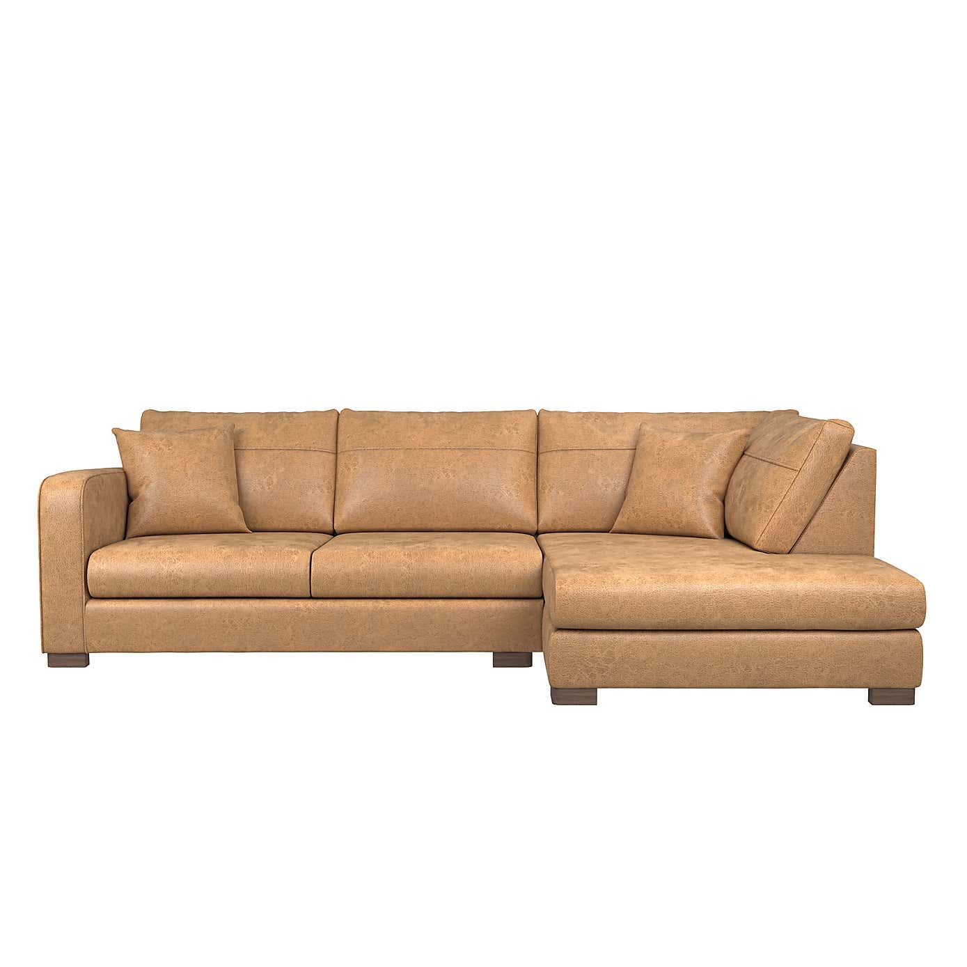 Carson Faux Leather Right Hand Corner Sofa