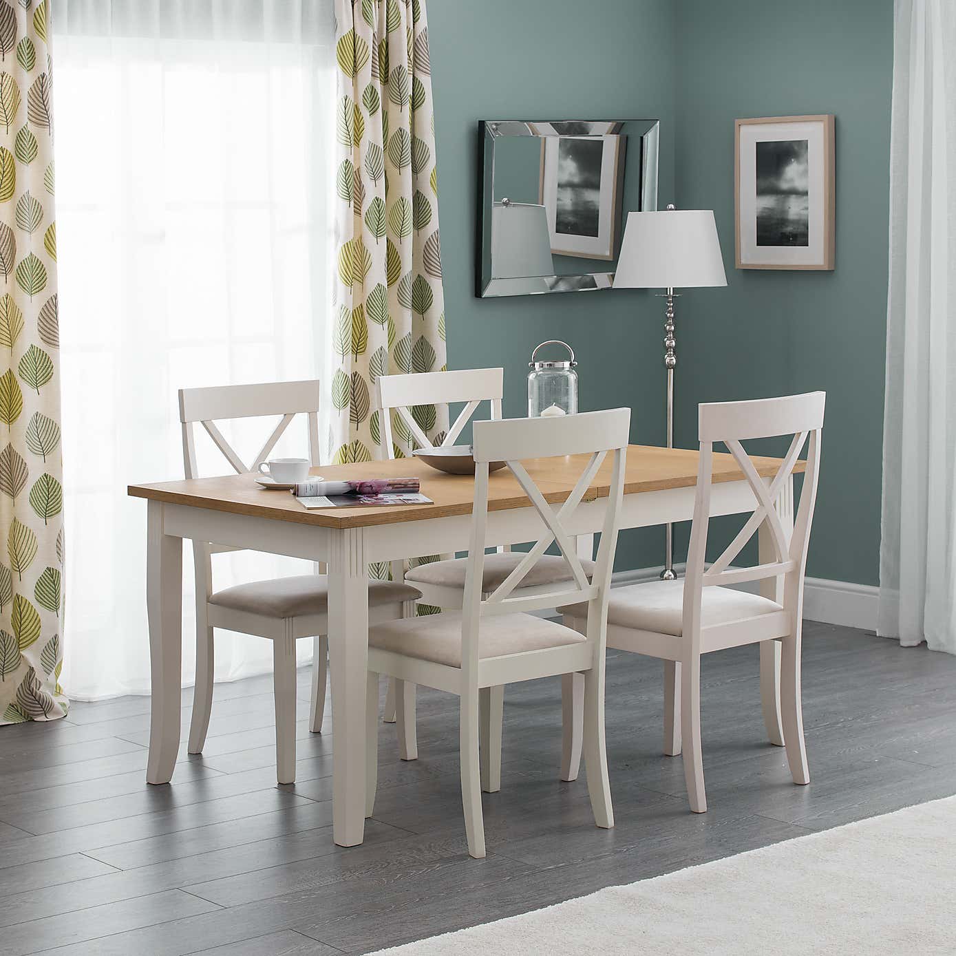 Davenport Rectangular Dining Table Grey