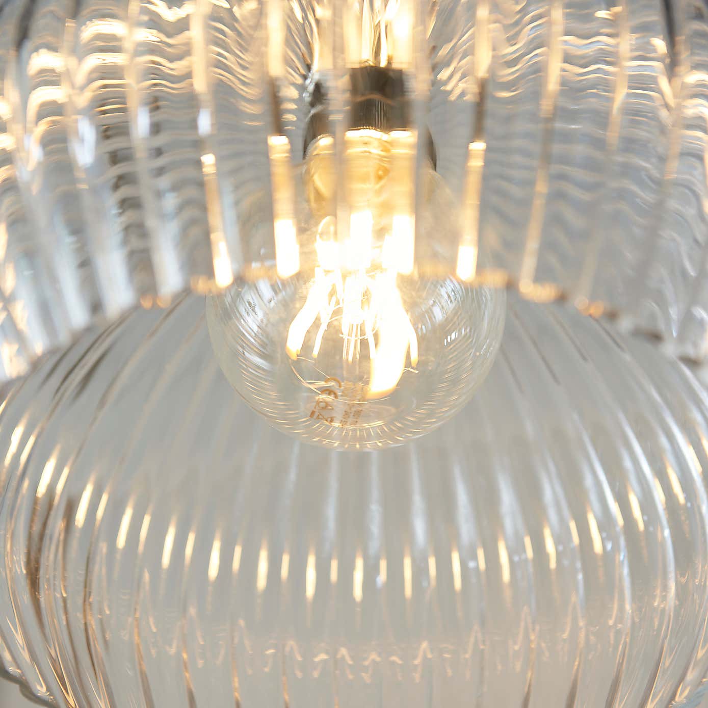 Vogue Sturt Ribbed Adjustable Pendant Light