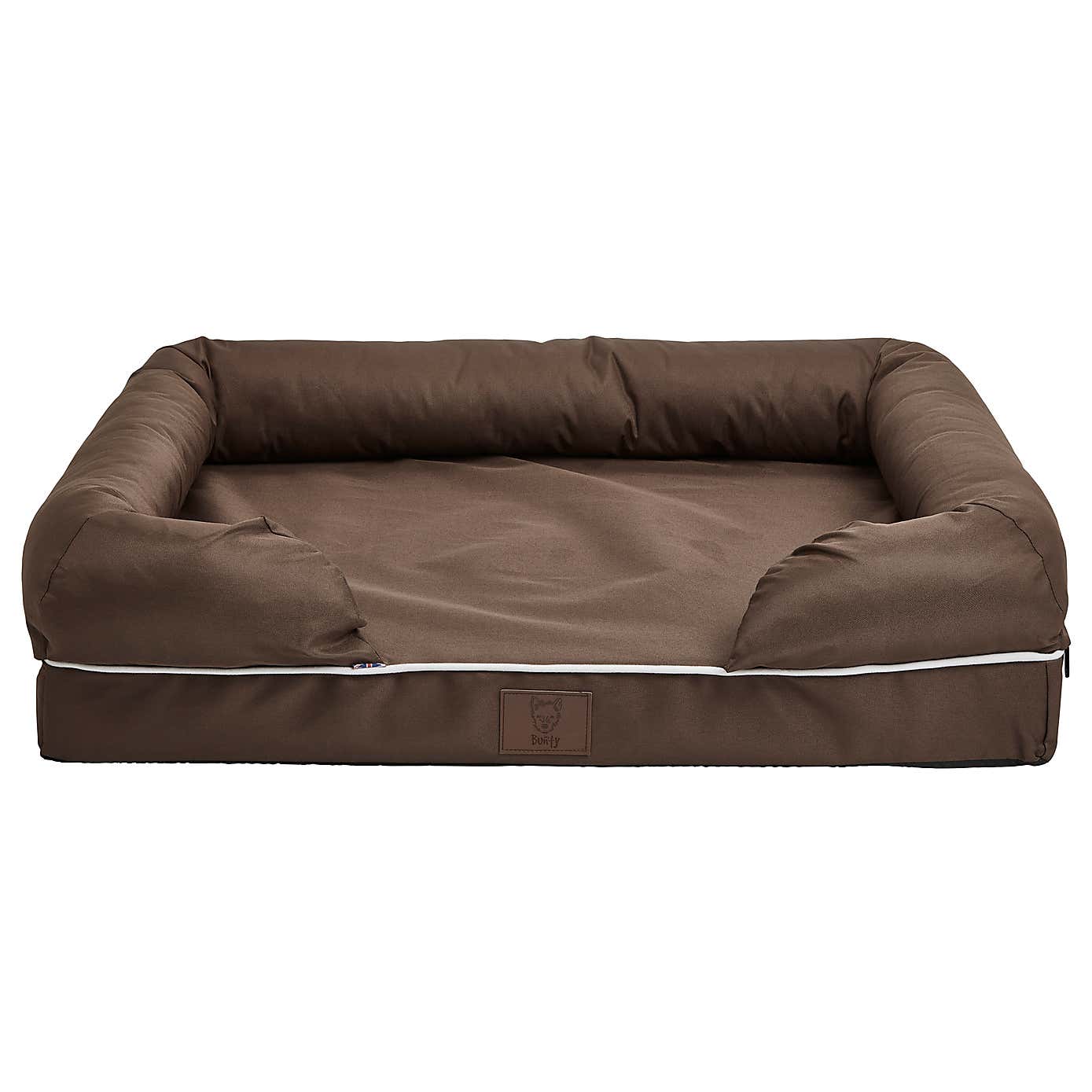Bunty Brown Waterproof Cosy Couch Dog Bed