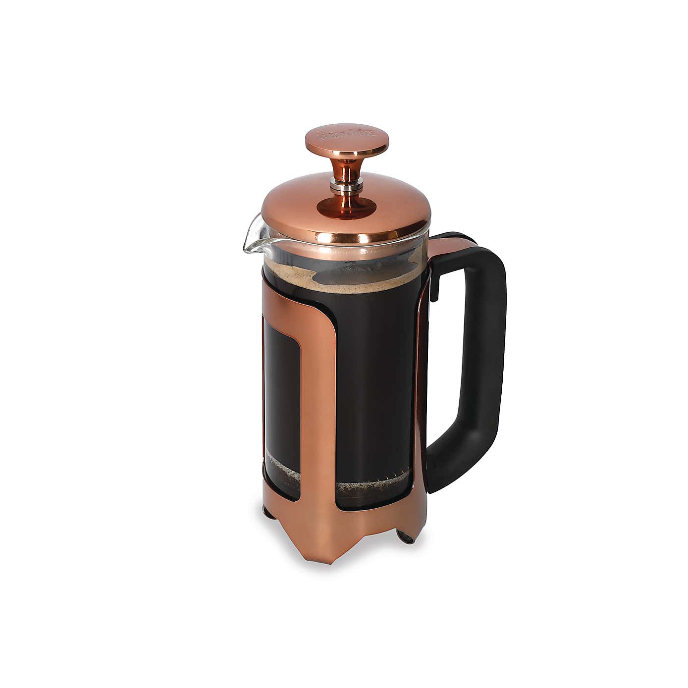 La Cafetiere Roma 3 Cup Gold Glass & Steel Coffee Press