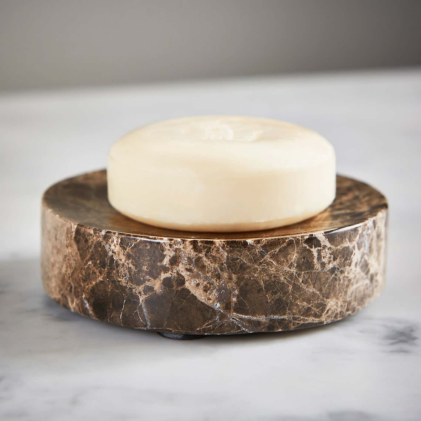 Dorma Purity Marble Brown Soap Dish
